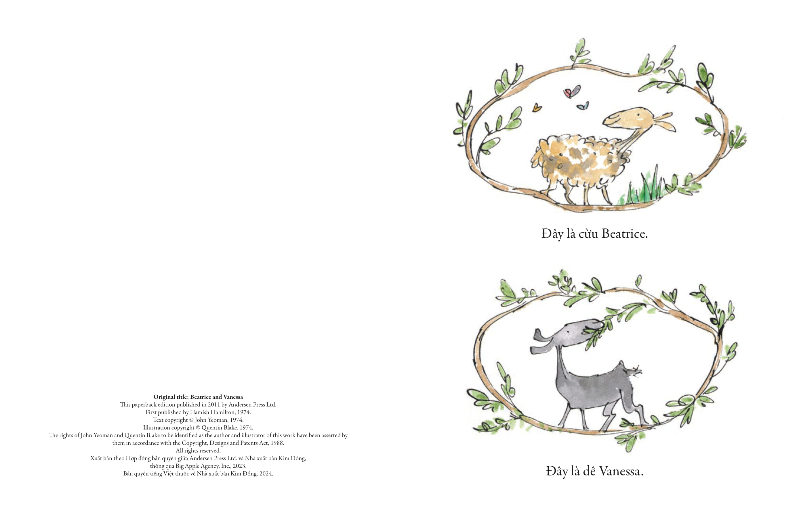 tác phẩm kinh điển của quentin blake - cừu và dê - Ảnh 3