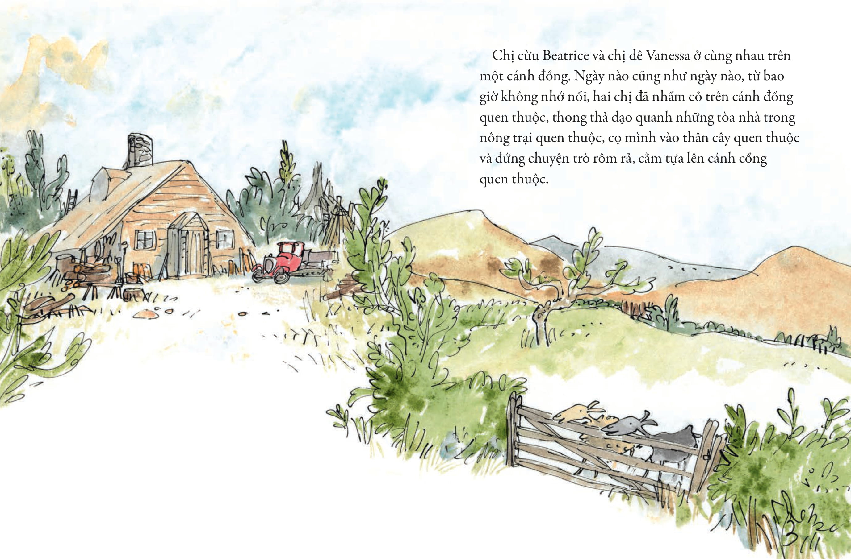 tác phẩm kinh điển của quentin blake - cừu và dê - Ảnh 4