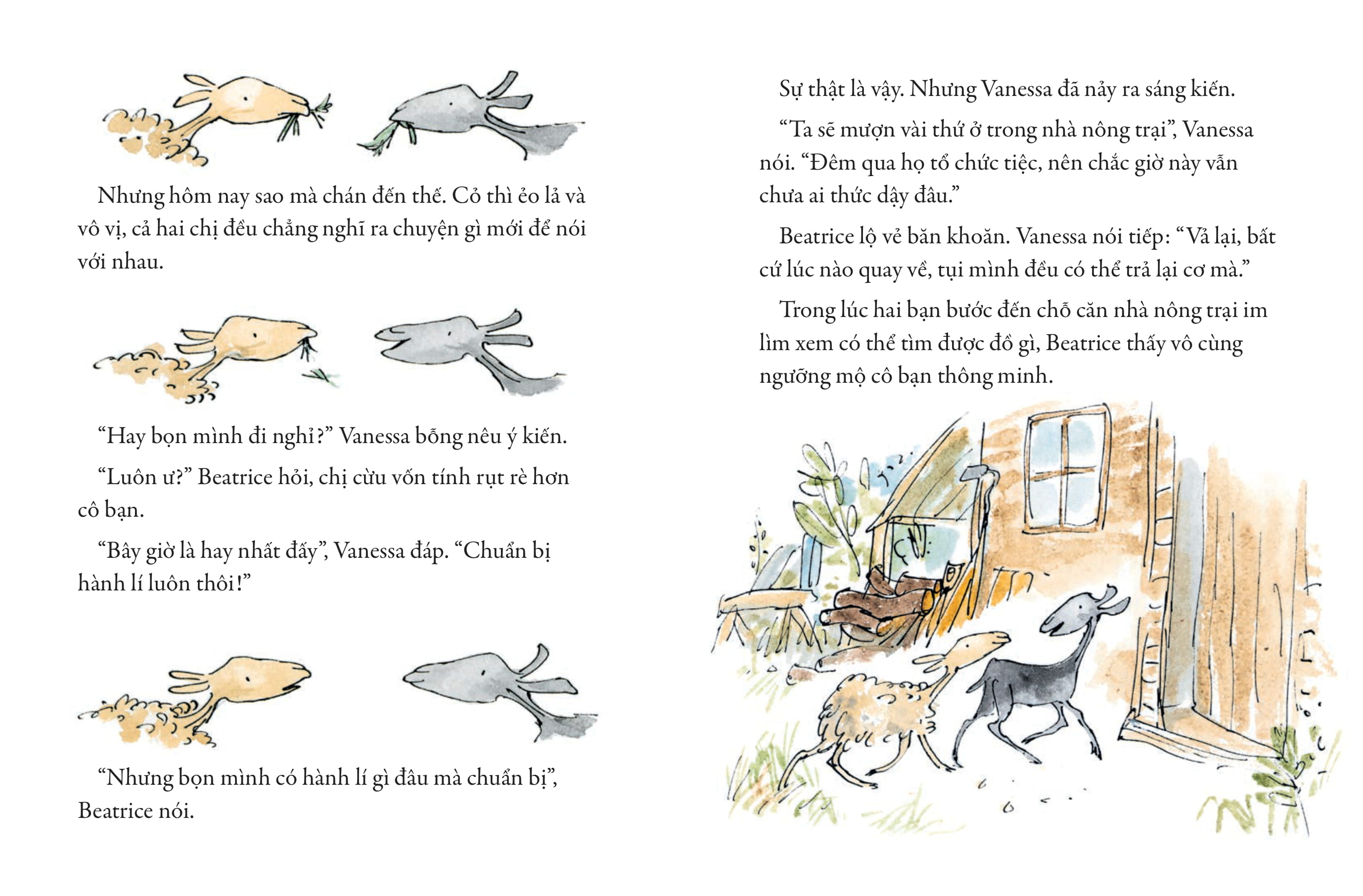 tác phẩm kinh điển của quentin blake - cừu và dê - Ảnh 5