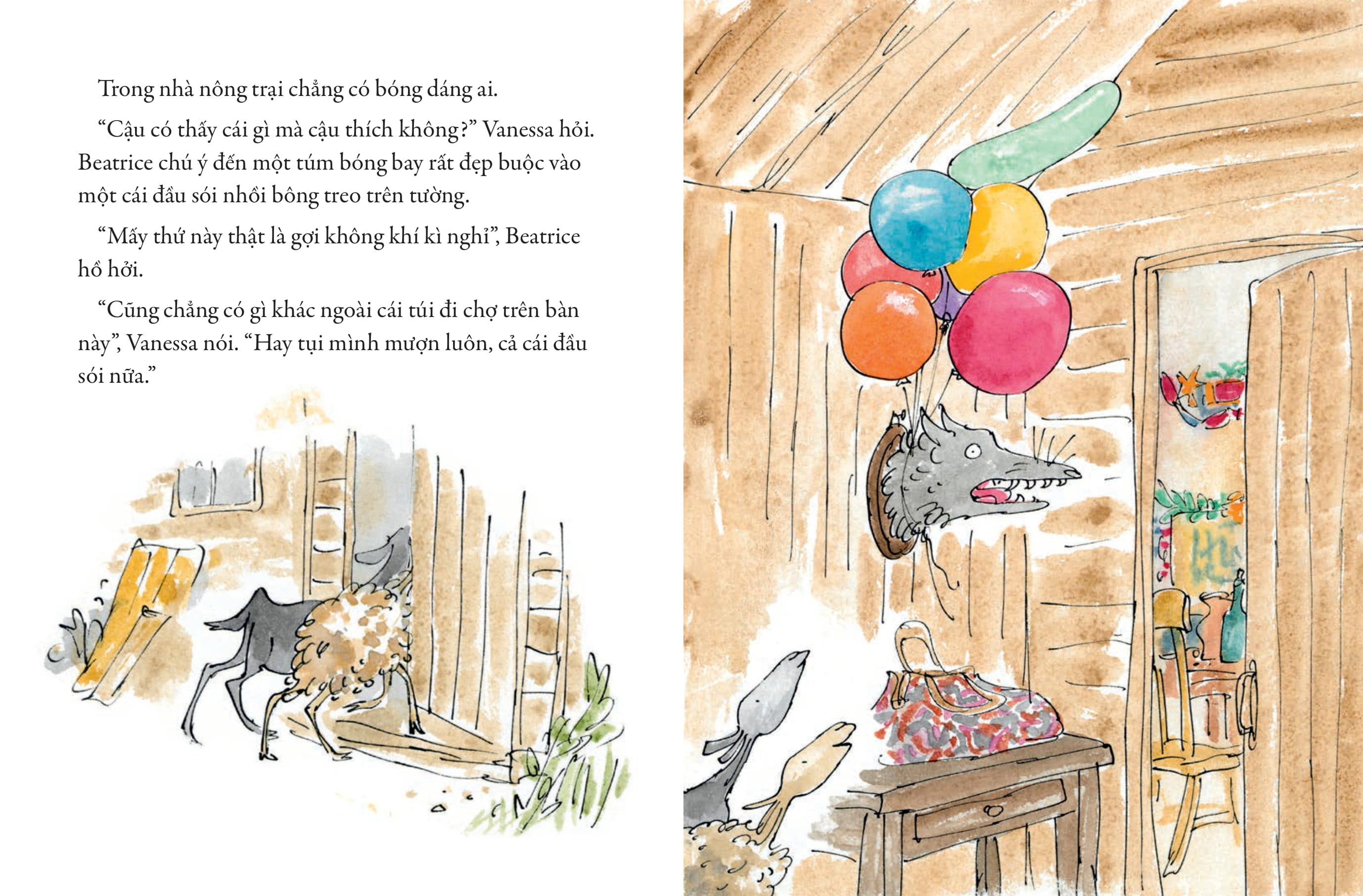 tác phẩm kinh điển của quentin blake - cừu và dê - Ảnh 6