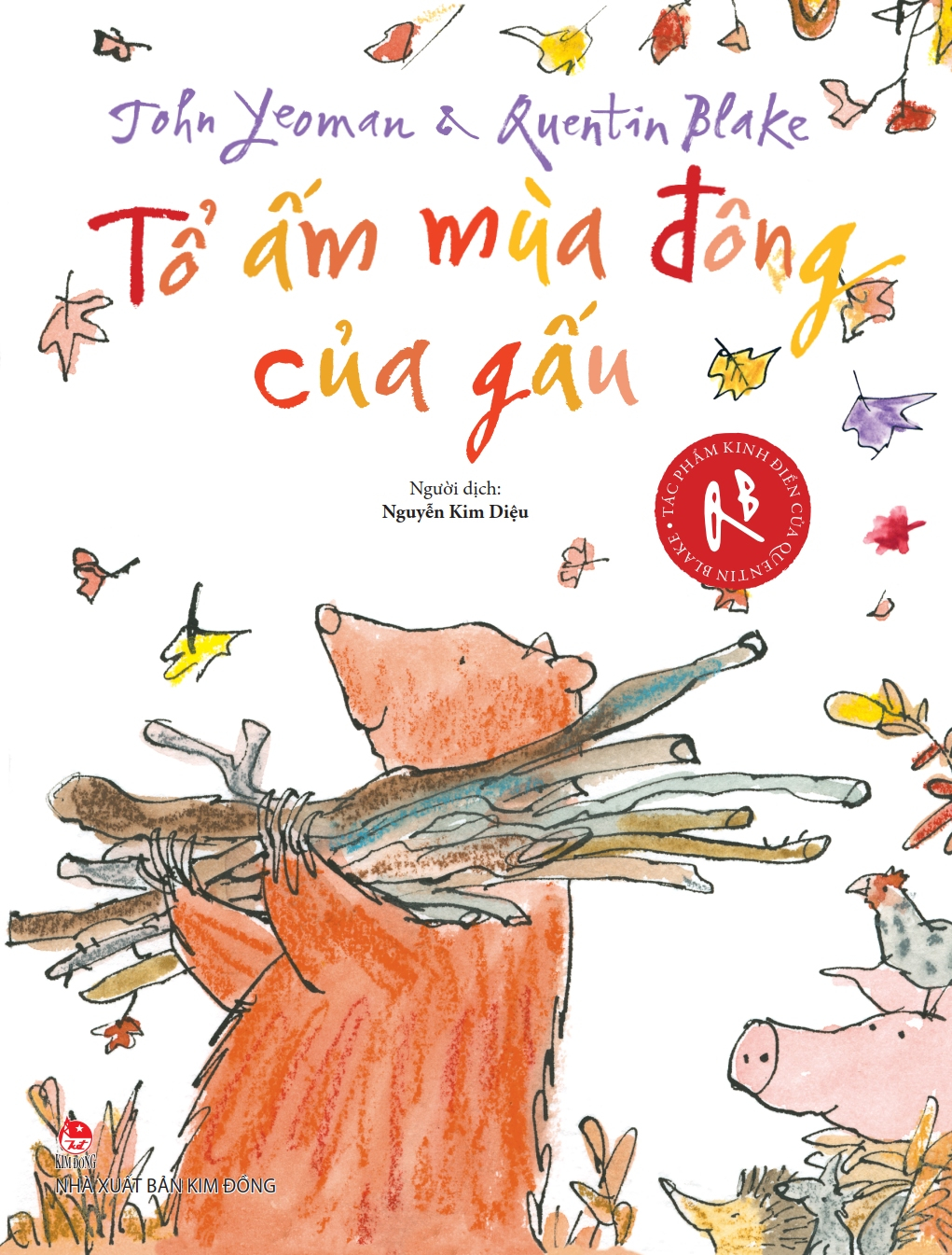 tác phẩm kinh điển của quentin blake - tổ ấm mùa đông của gấu - Ảnh 2