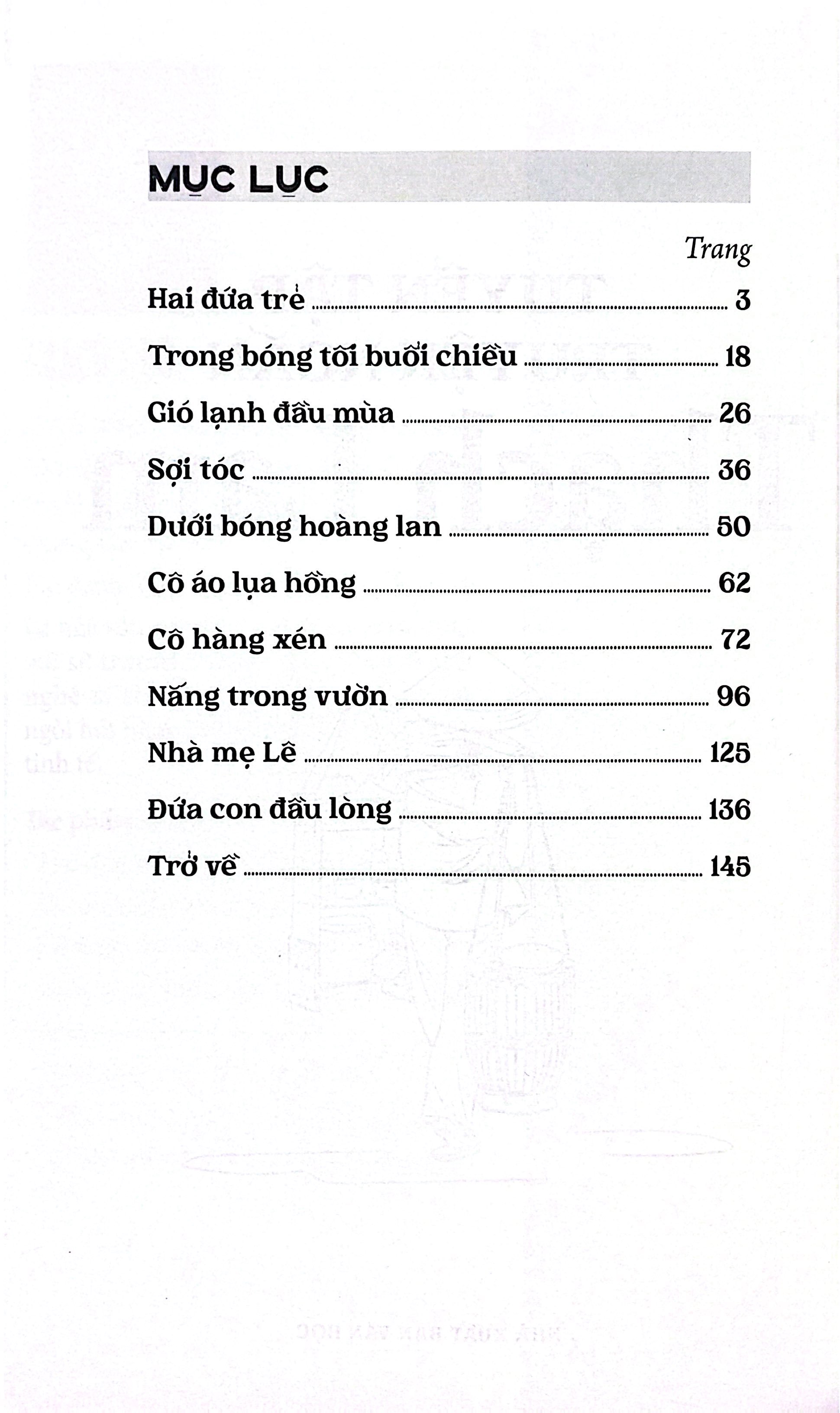 Tác Phẩm Văn Học Trong Nhà Trường - Tuyển Tập Truyện Ngắn Thạch Lam - Ảnh 3