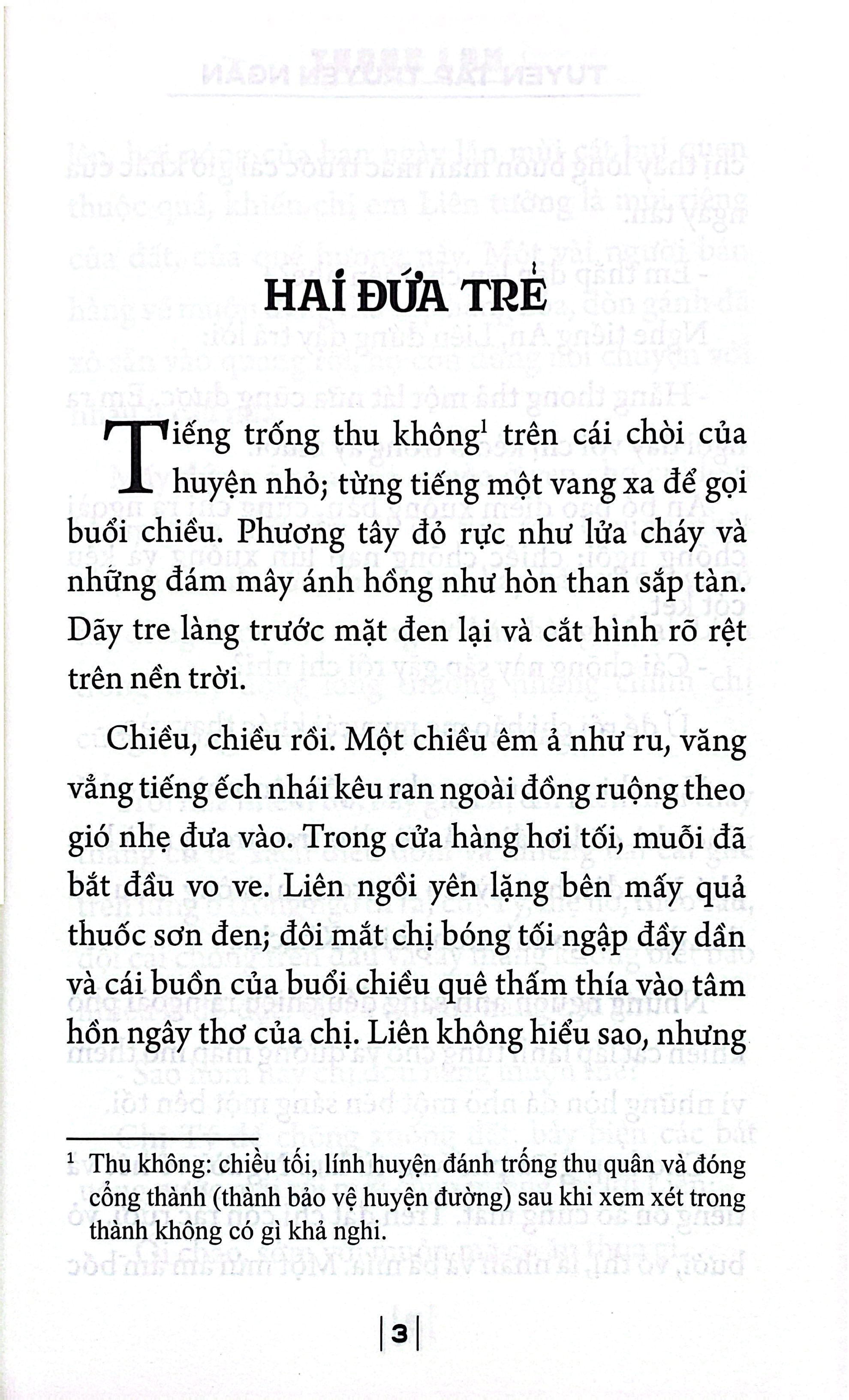 Tác Phẩm Văn Học Trong Nhà Trường - Tuyển Tập Truyện Ngắn Thạch Lam - Ảnh 4