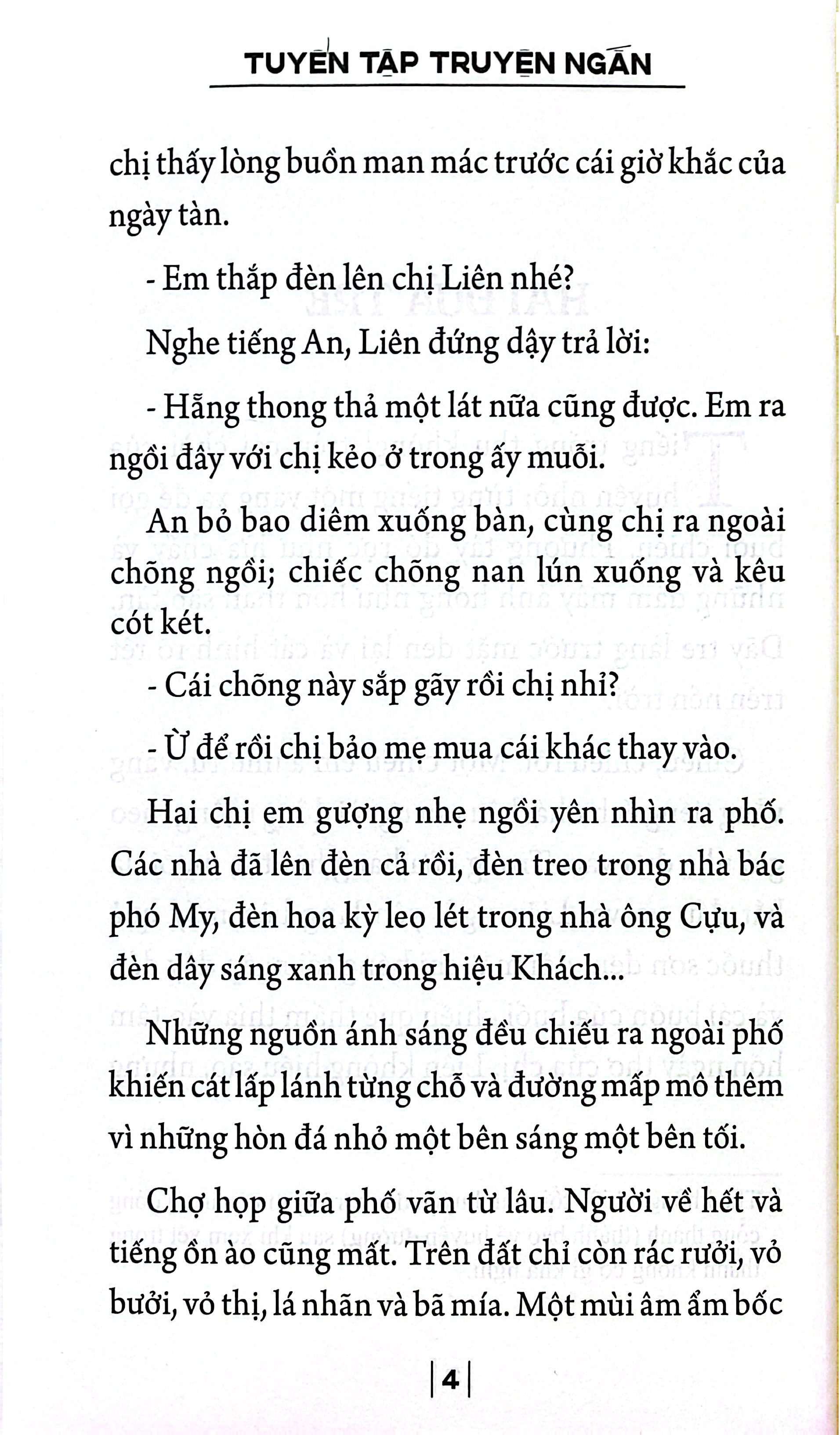 Tác Phẩm Văn Học Trong Nhà Trường - Tuyển Tập Truyện Ngắn Thạch Lam - Ảnh 5
