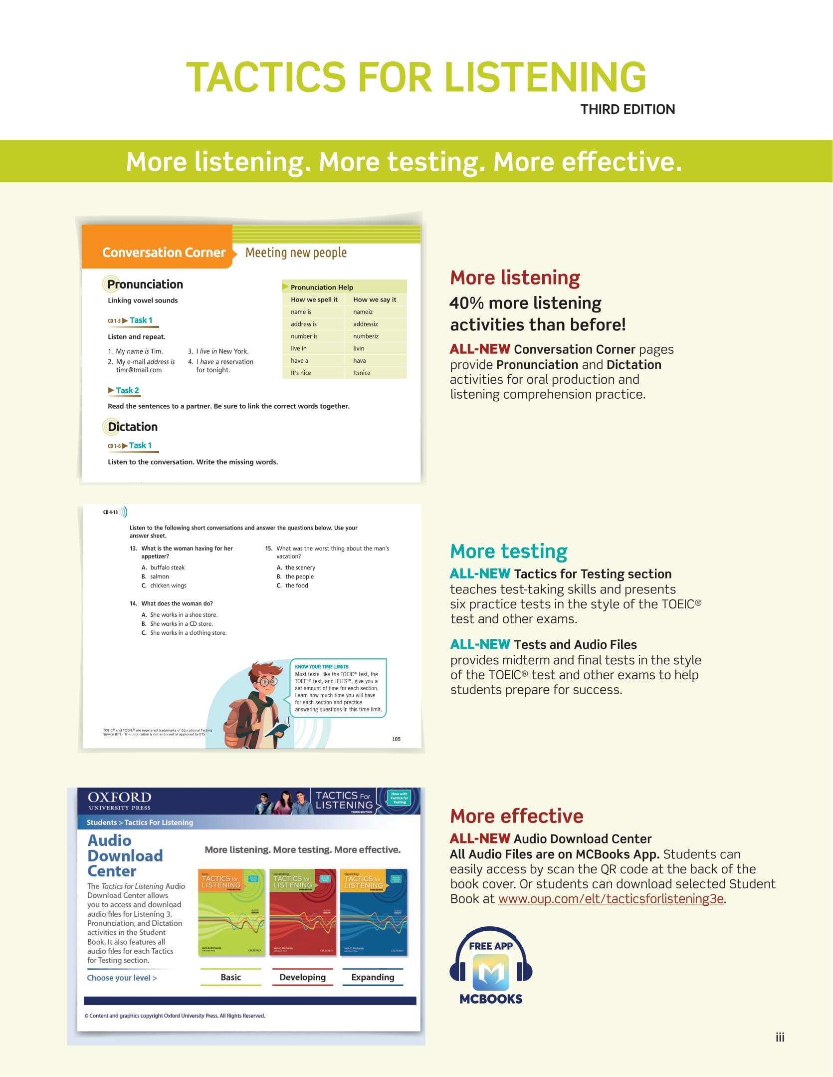 Tactics For Listening - Basic - Chiến Thuật Luyện Nghe Tiếng Anh Cơ Bản - Ảnh 3