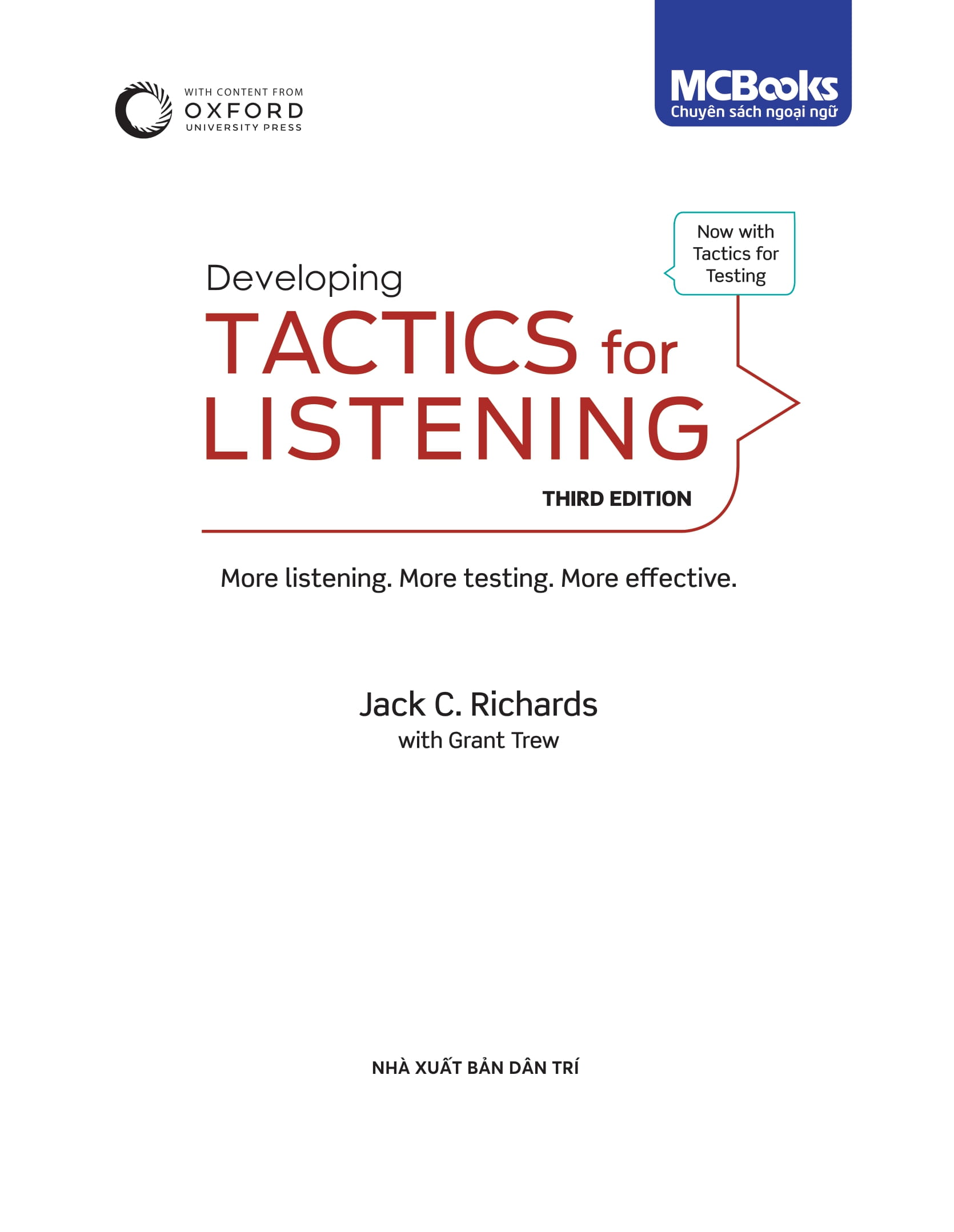 Tactics For Listening - Developing - Chiến Thuật Luyện Nghe Tiếng Anh Mở Rộng - Ảnh 2