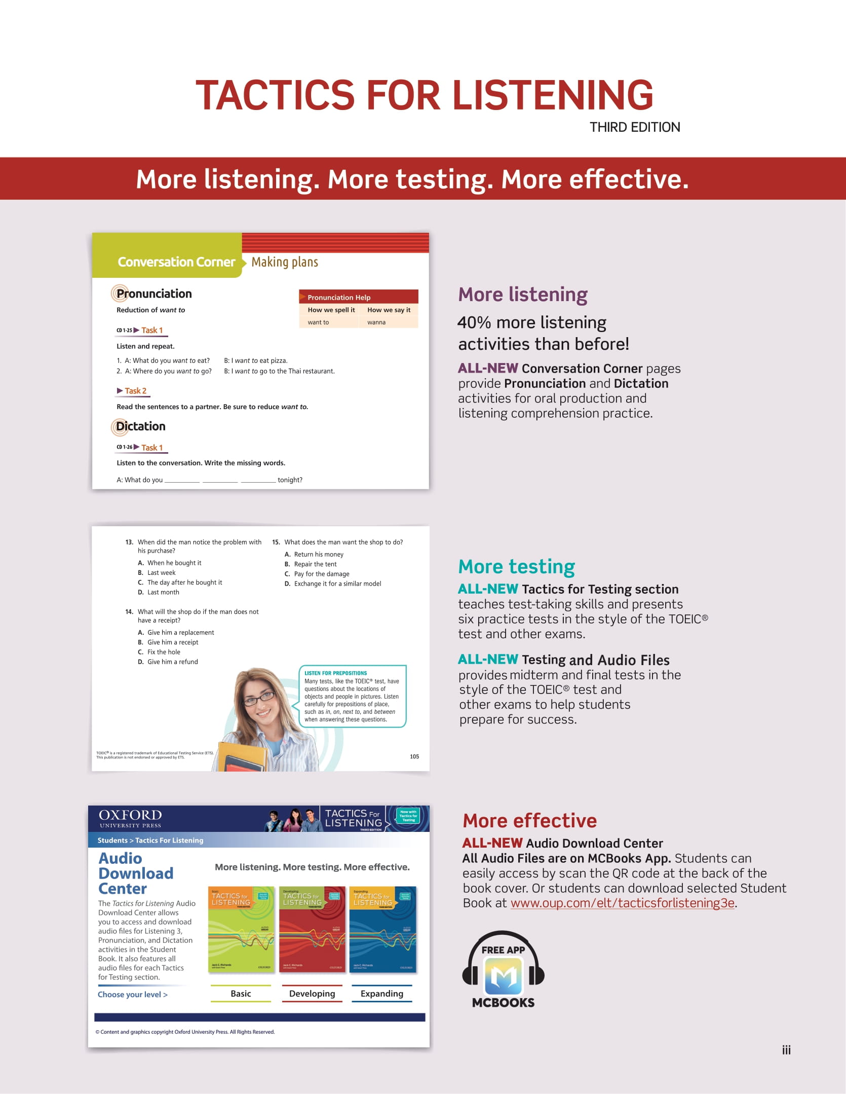 Tactics For Listening - Developing - Chiến Thuật Luyện Nghe Tiếng Anh Mở Rộng - Ảnh 3
