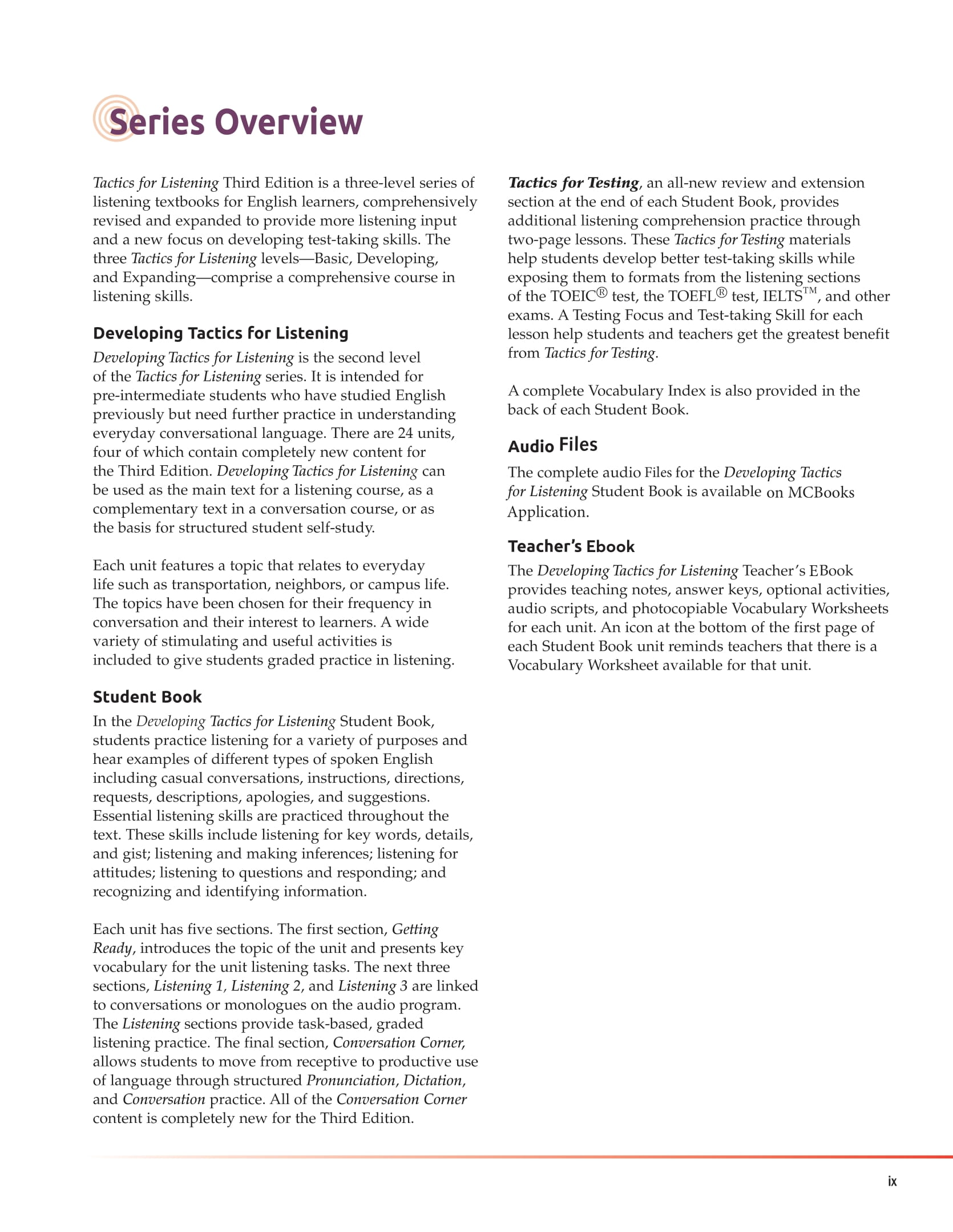 Tactics For Listening - Developing - Chiến Thuật Luyện Nghe Tiếng Anh Mở Rộng - Ảnh 9