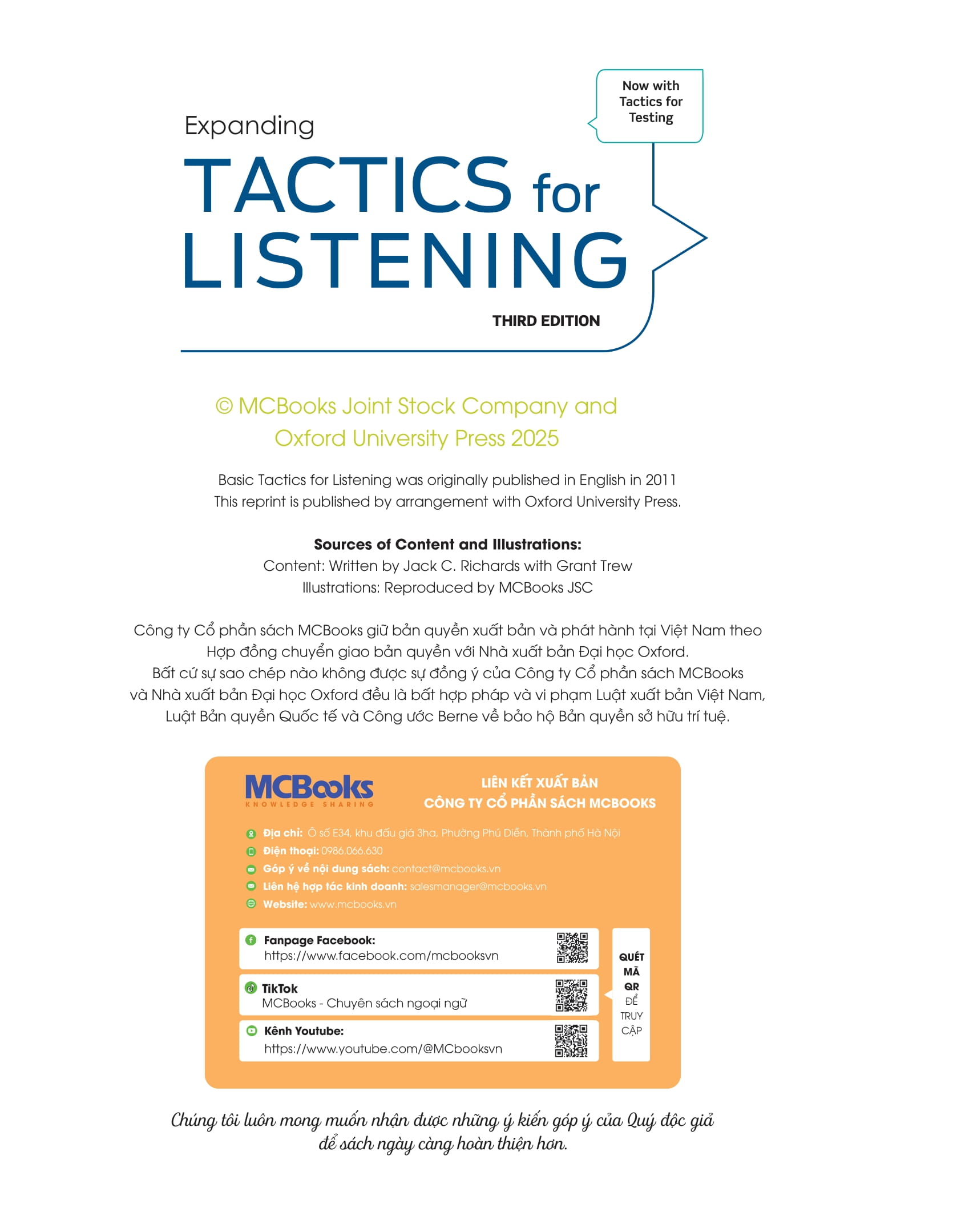 Tactics For Listening - Expanding - Chiến Thuật Luyện Nghe Tiếng Anh Nâng Cao - Ảnh 3