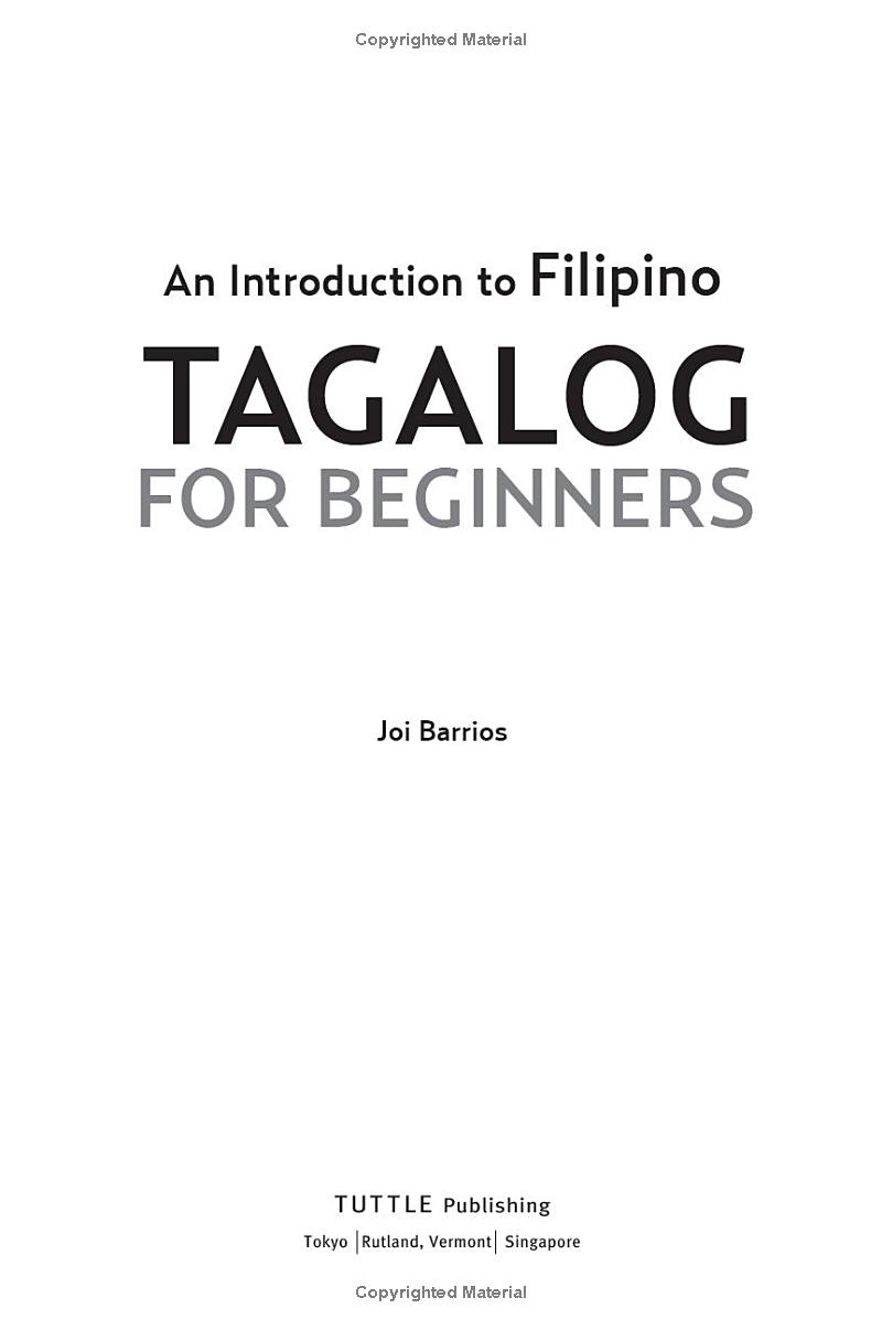 tagalog for beginners - an introduction to filipino, the national language of the philippines - Ảnh 3