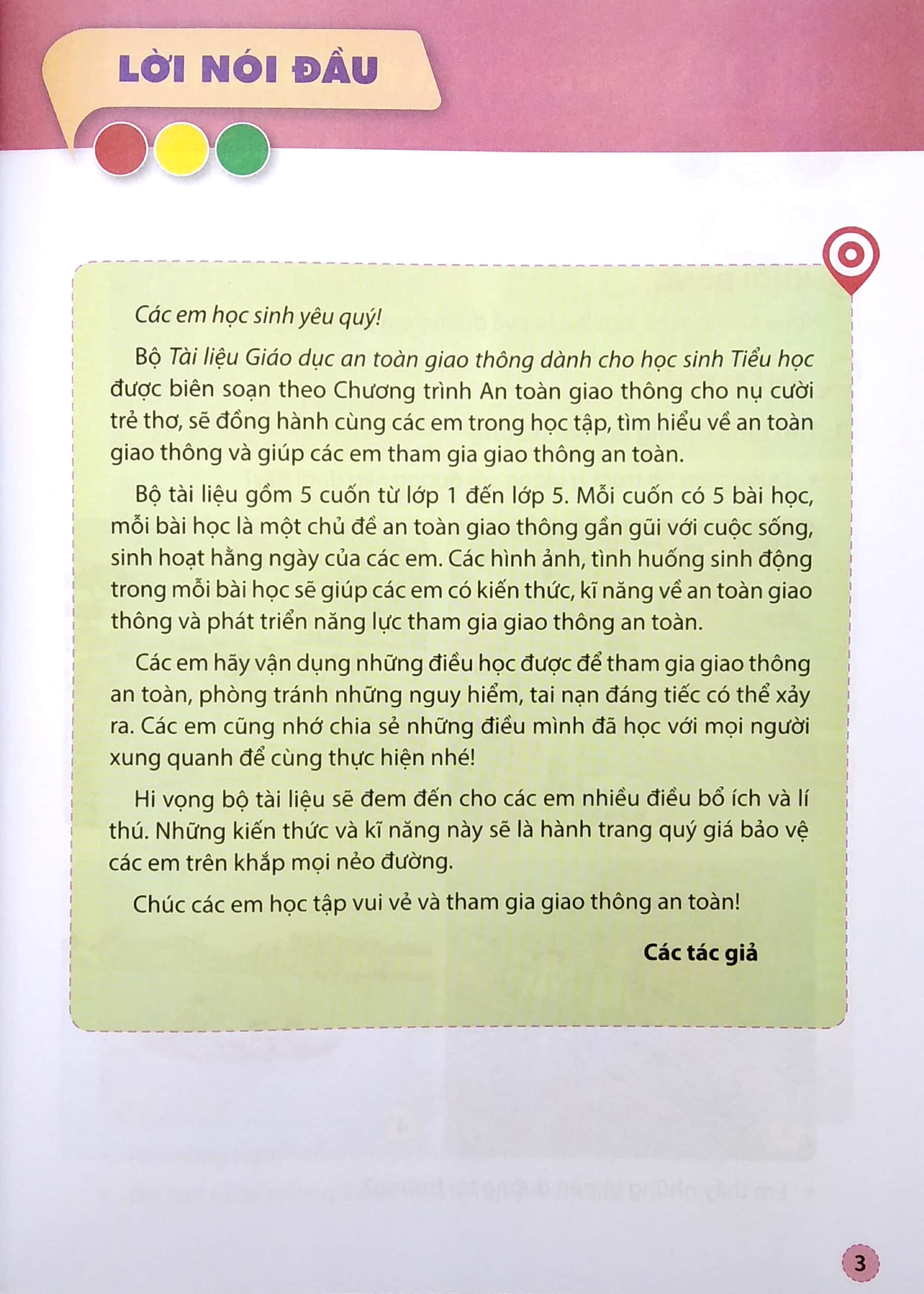 tài liệu giáo dục an toàn giao thông dành cho học sinh - lớp 1 - Ảnh 4
