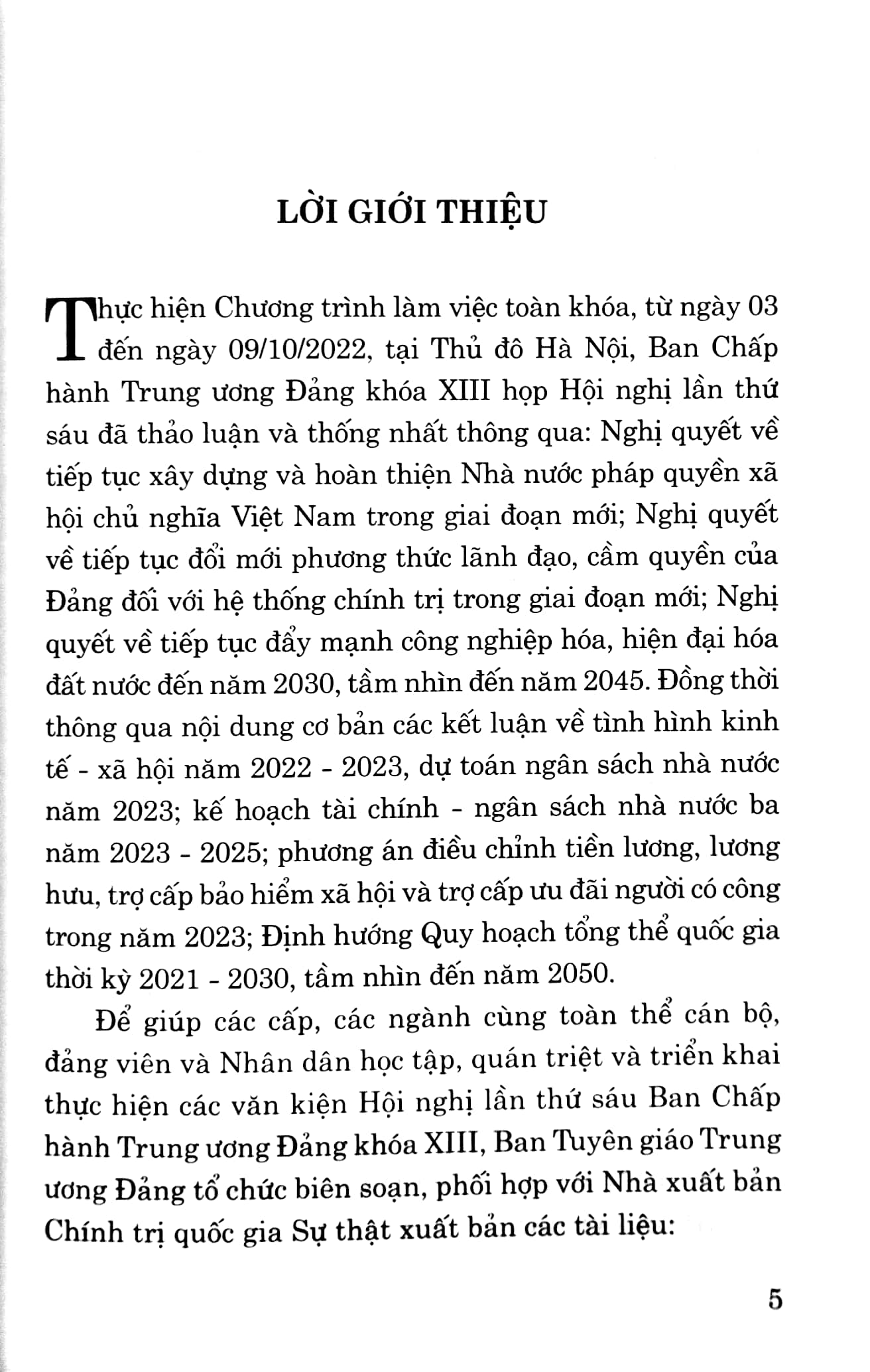 tài liệu hỏi - đáp về các văn kiện hội nghị lần thứ sáu ban chấp hành trung ương đảng khóa xiii (dùng cho đoàn viên, hội viên các tổ chức chính trị - xã hội và tuyên truyền trong nhân dân) - Ảnh 4