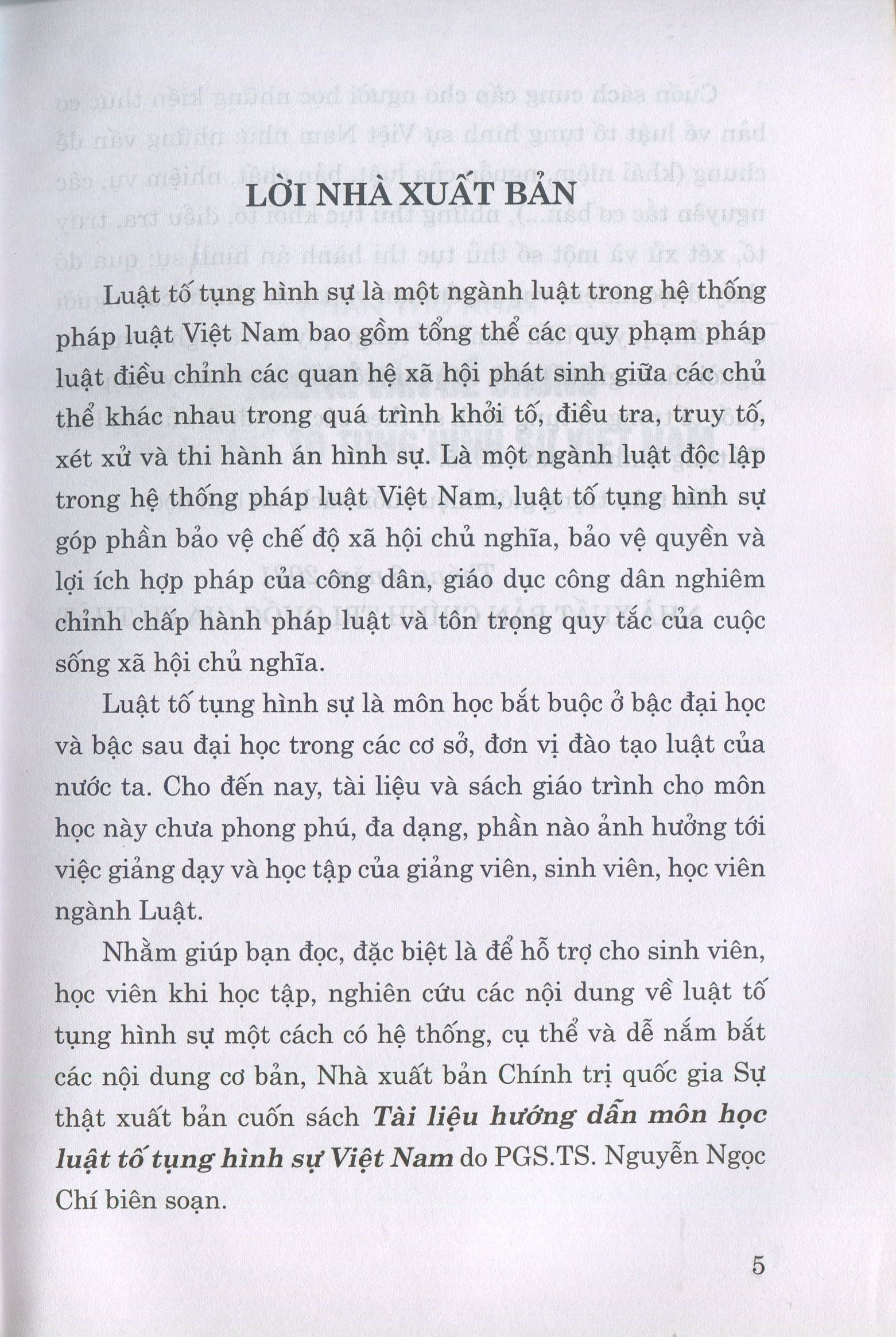 tài liệu hướng dẫn môn học luật tố tụng hình sự việt nam - Ảnh 3