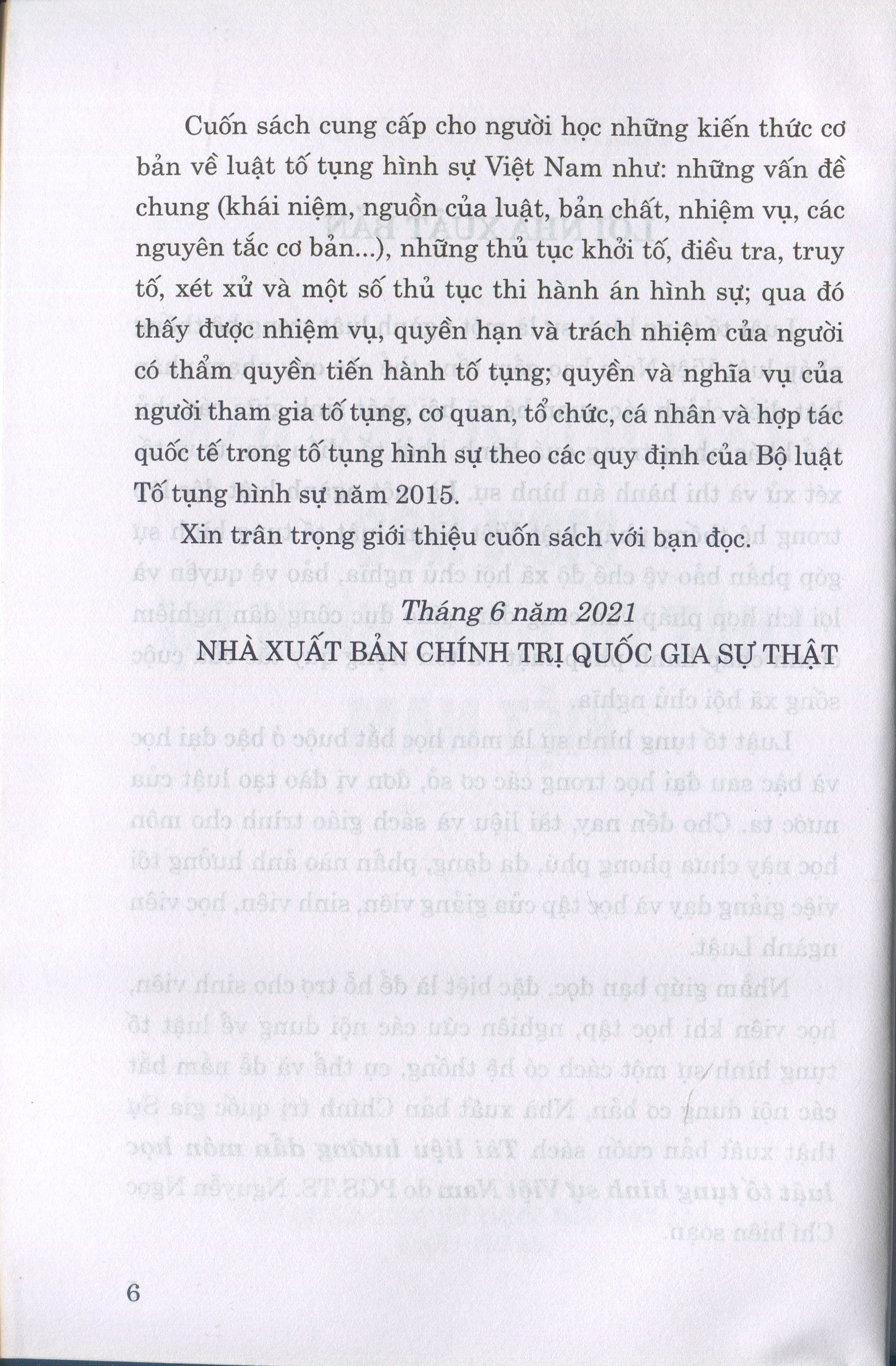 tài liệu hướng dẫn môn học luật tố tụng hình sự việt nam - Ảnh 4