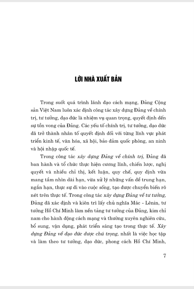 tài liệu nhận thức và triển khai công tác xây dựng đảng về chính trị, tư tưởng, đạo đức trong giai đoạn hiện nay - Ảnh 3