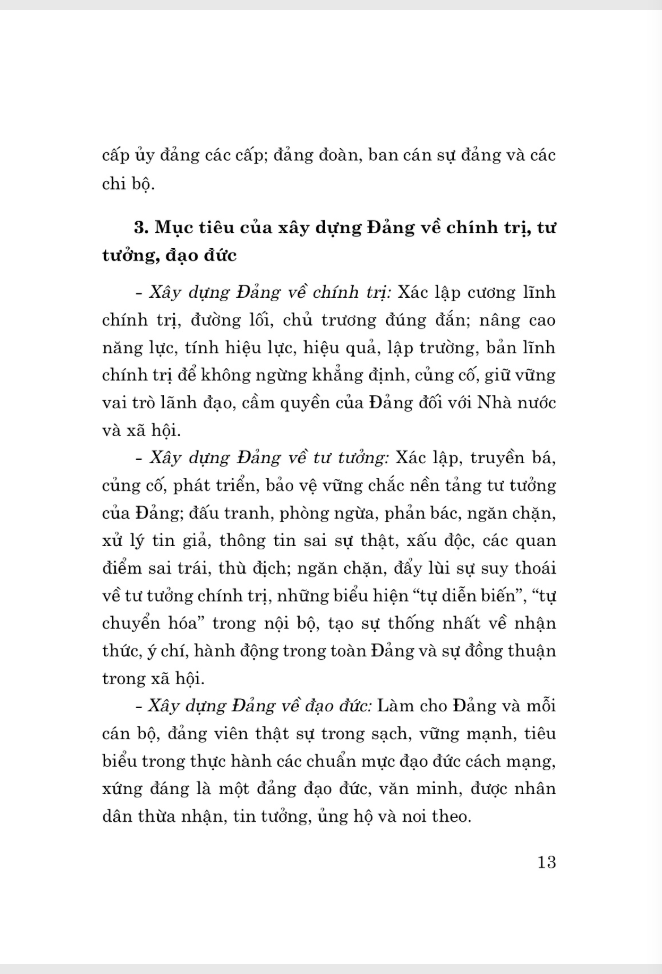 tài liệu nhận thức và triển khai công tác xây dựng đảng về chính trị, tư tưởng, đạo đức trong giai đoạn hiện nay - Ảnh 9