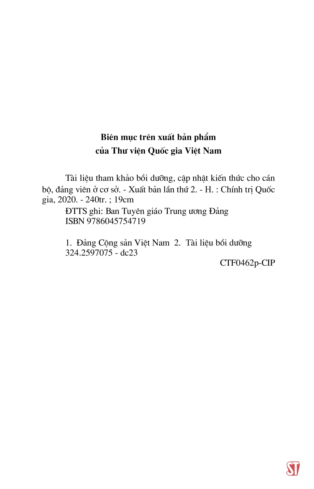 tài liệu tham khảo bồi dưỡng, cập nhật kiến thức cho cán bộ, đảng viên ở cơ sở (xuất bản lần thứ tư, có sửa chữa, bổ sung) - Ảnh 6