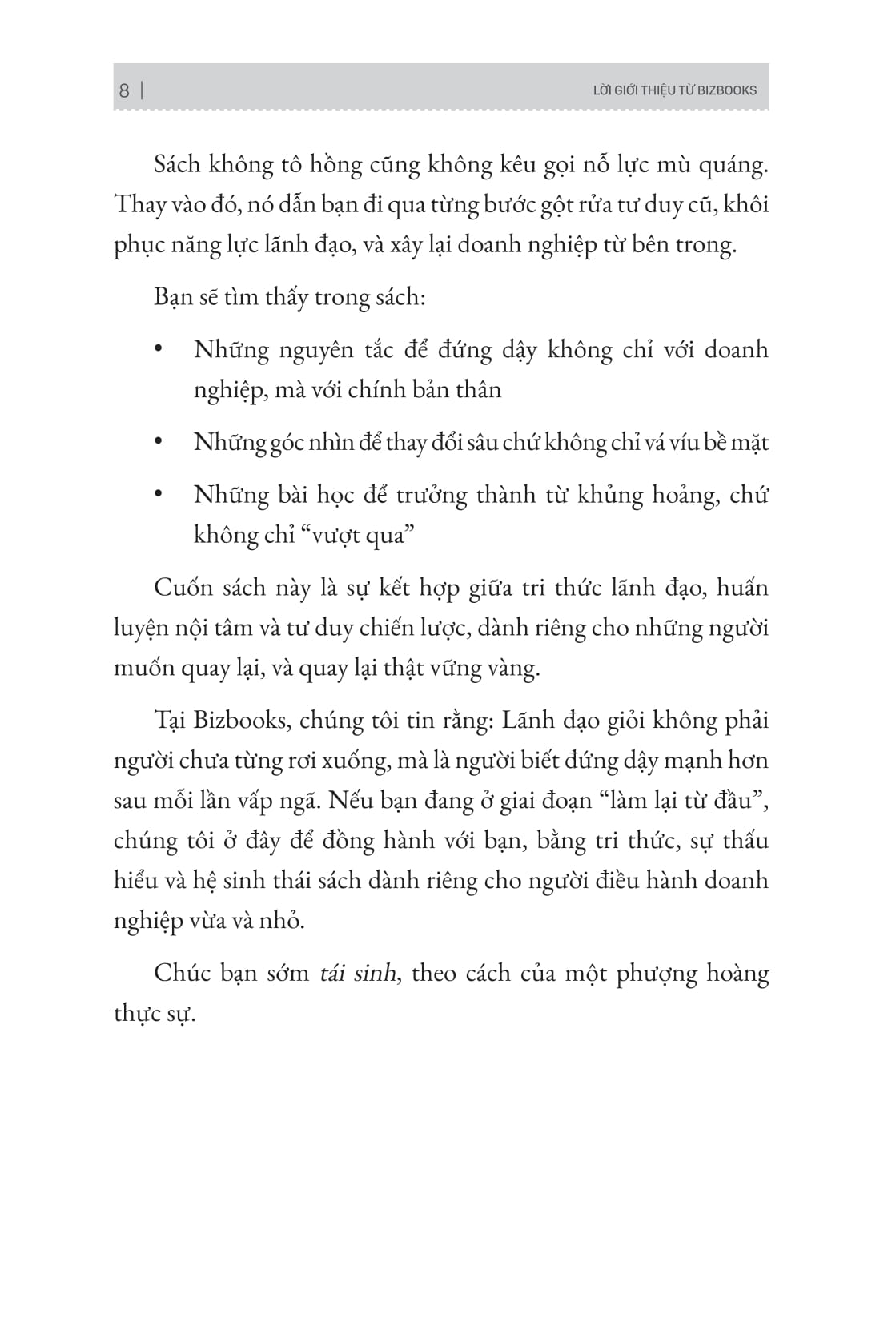 Tái Sinh Doanh Nghiệp - Cách Người Chủ Vực Dậy Từ Khủng Hoảng Và Xây Lại Hệ Thống Bền Hơn - Ảnh 13