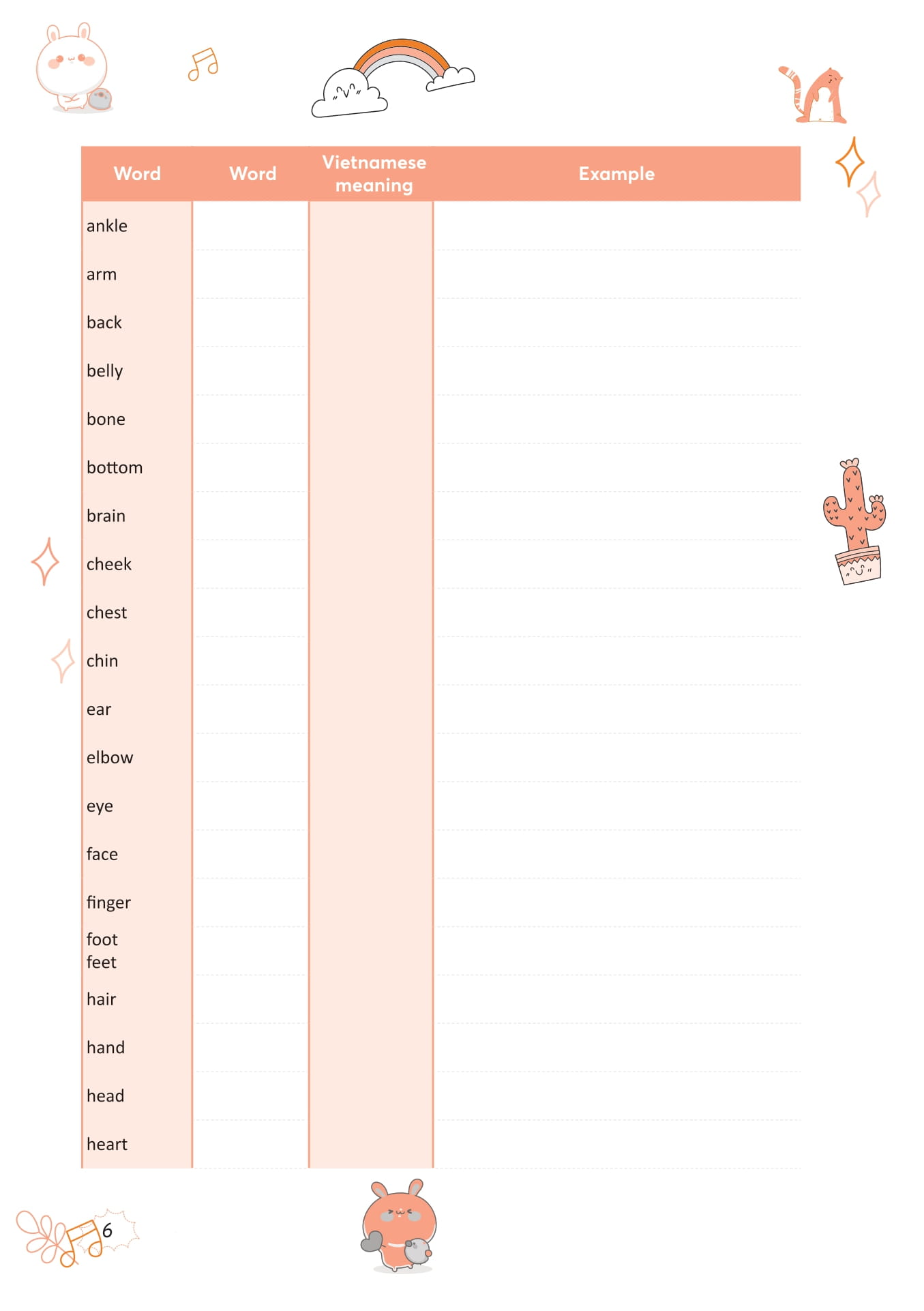 Take Note - 3000 Từ Vựng Tiếng Anh Thông Dụng Nhất - Ảnh 11