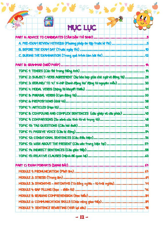take note! - kiến thức trọng tâm luyện thi môn tiếng anh vào lớp 10 - Ảnh 3