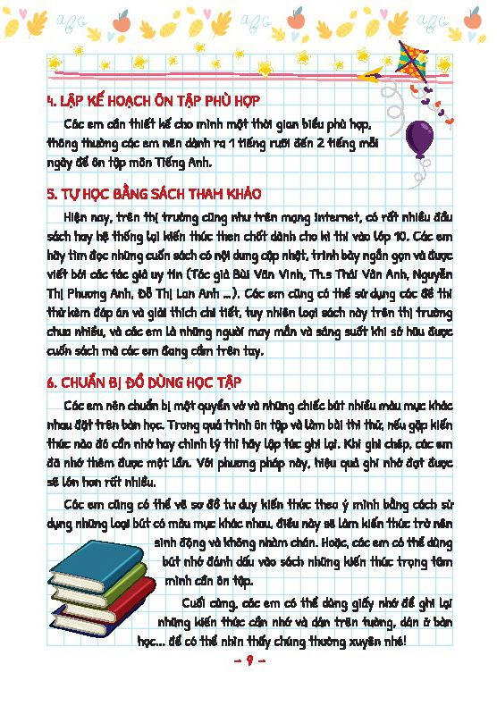 take note! - kiến thức trọng tâm luyện thi môn tiếng anh vào lớp 10 - Ảnh 9