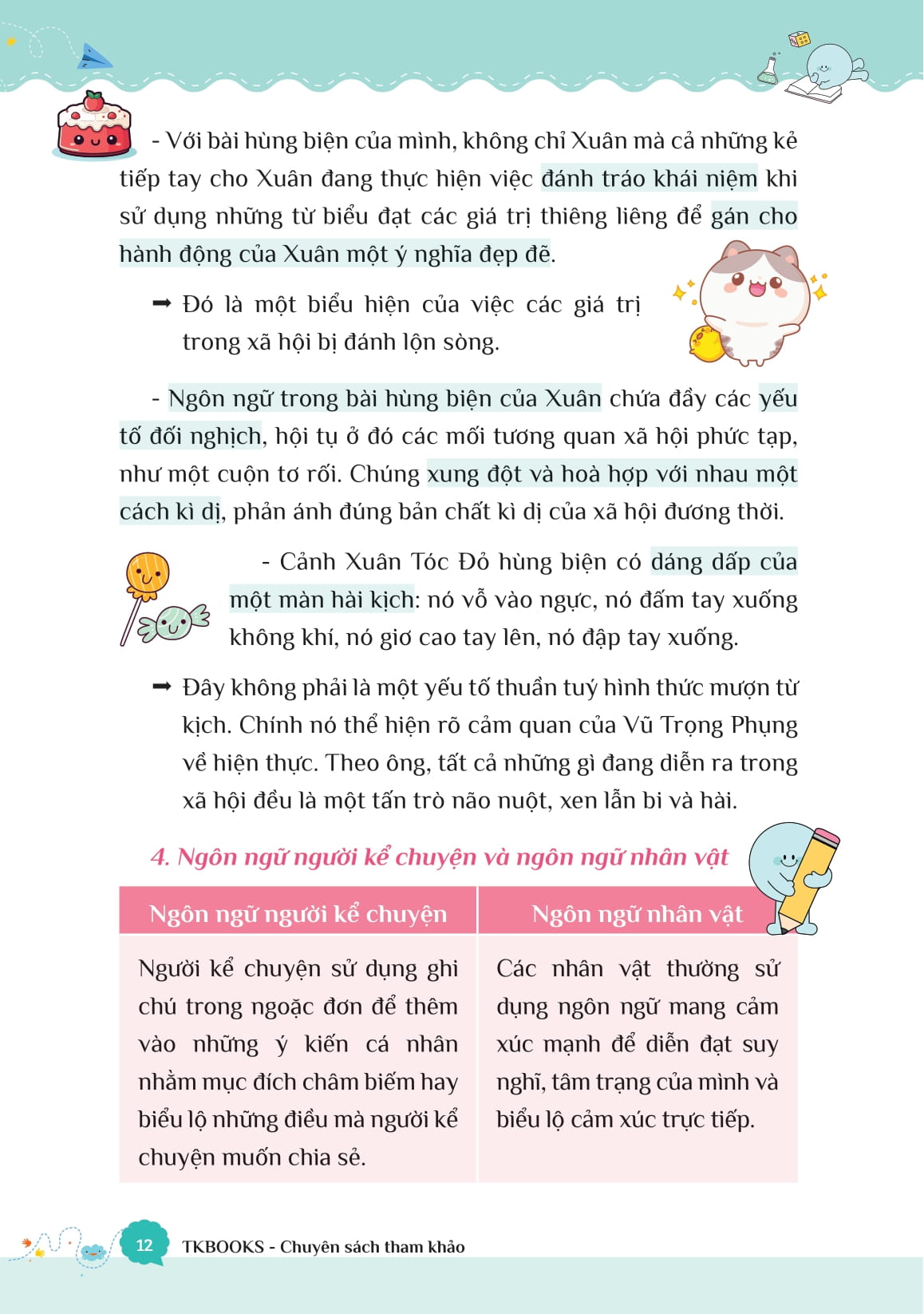 Take Note Ngữ Văn - Tổng Hợp Kiến Thức - Hiểu Nhanh, Nhớ Lâu! - Lớp 12 - Ảnh 10