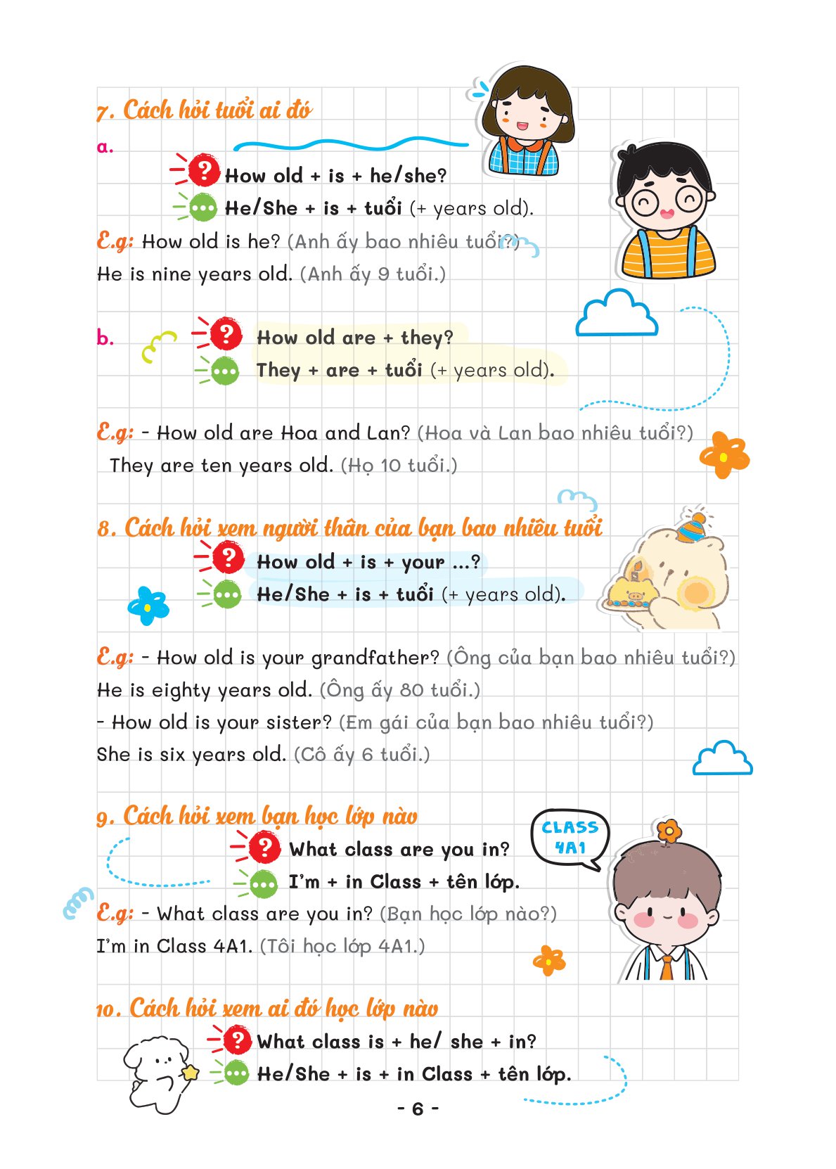 take note - tiếng anh tiểu học - Ảnh 7