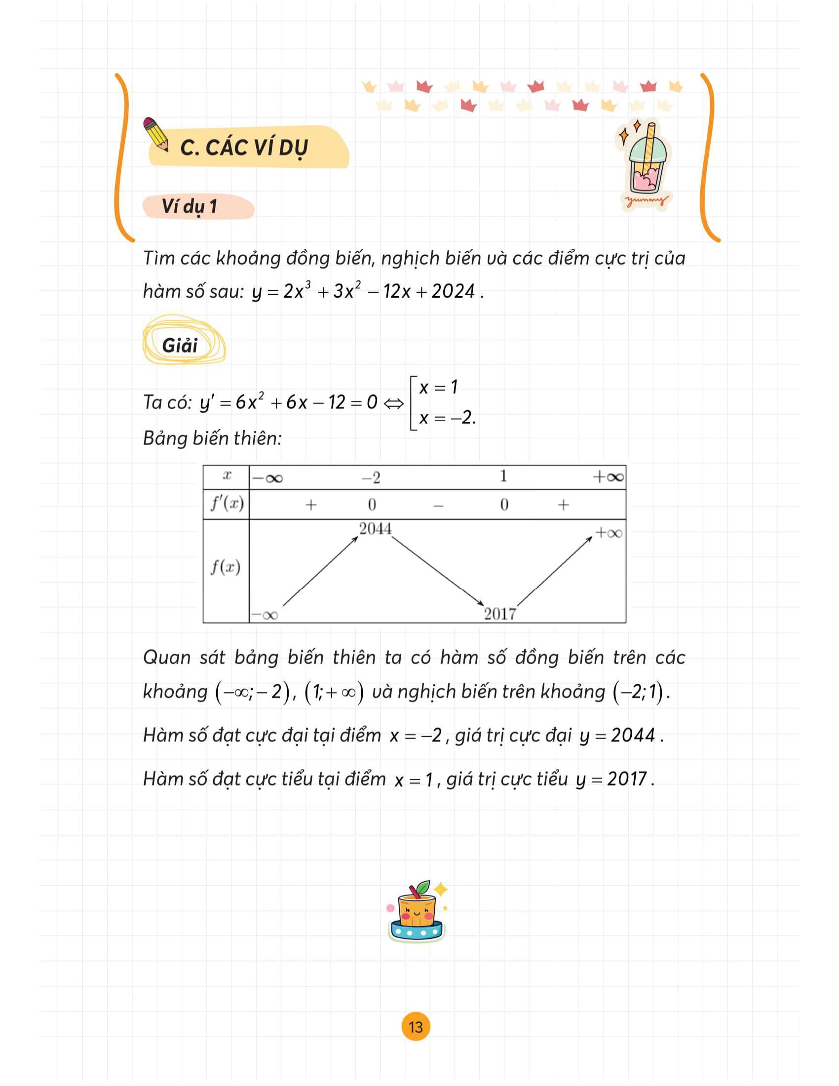 Take Note Toán -Tổng Hợp Kiến Thức Hiểu Nhanh, Nhớ Lâu - Lớp 12 - Ảnh 12