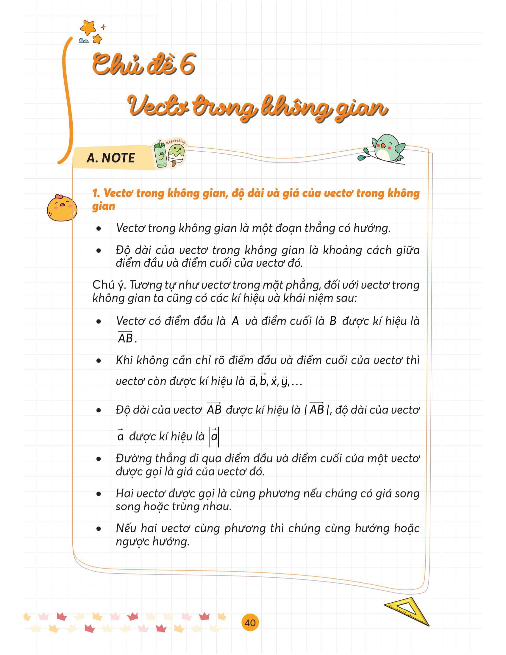 Take Note Toán -Tổng Hợp Kiến Thức Hiểu Nhanh, Nhớ Lâu - Lớp 12 - Ảnh 15