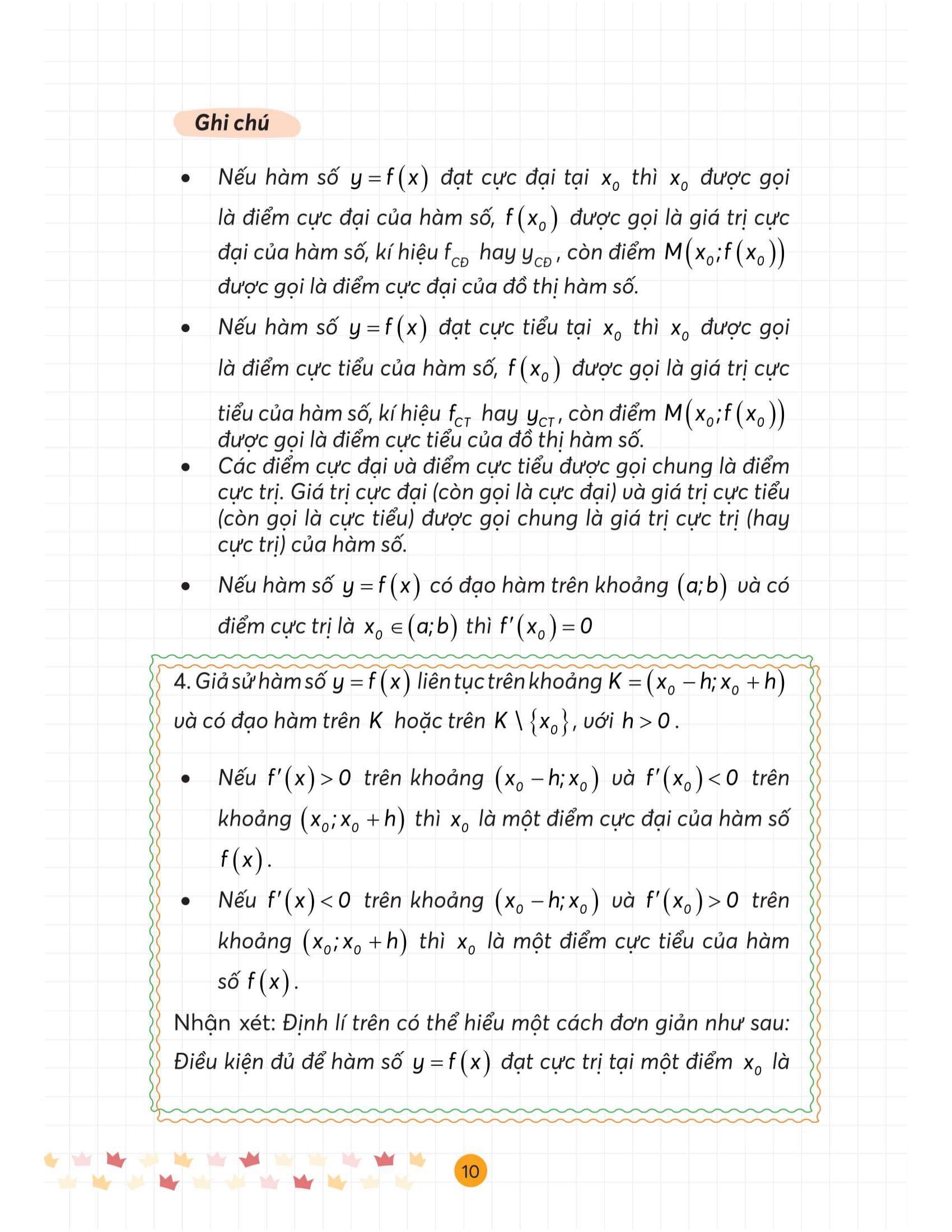 Take Note Toán -Tổng Hợp Kiến Thức Hiểu Nhanh, Nhớ Lâu - Lớp 12 - Ảnh 9