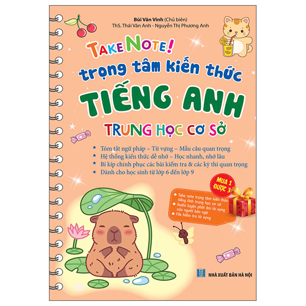 Take Note! - Trọng Tâm Kiến Thức Tiếng Anh Trung Học Cơ Sở