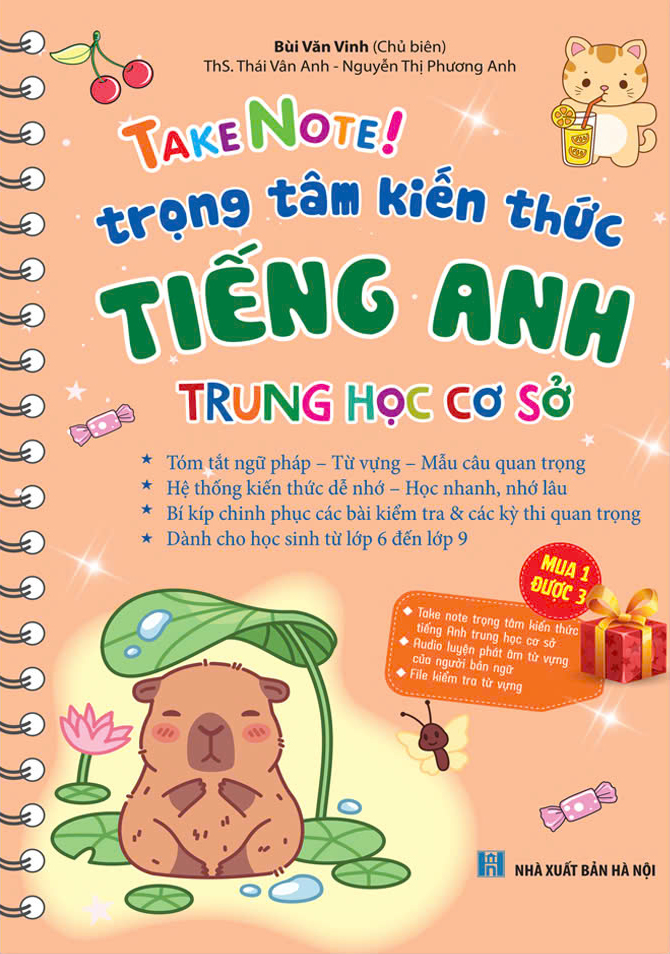 Take Note! - Trọng Tâm Kiến Thức Tiếng Anh Trung Học Cơ Sở - Ảnh 2