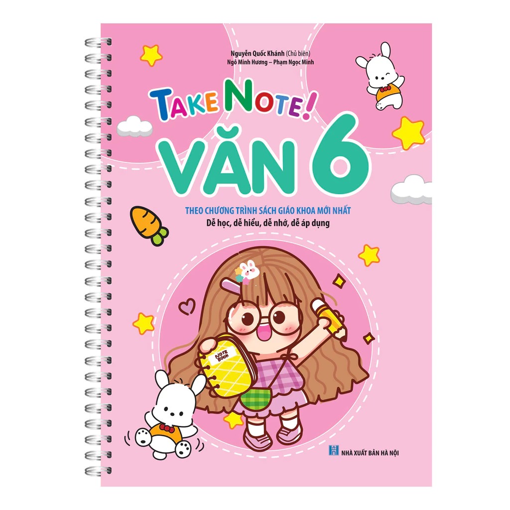 take note! văn 6 - có lò xo (theo chương trình sách giáo khoa mới nhất) - Ảnh 2