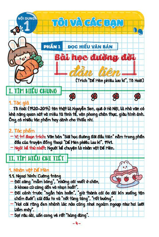 take note! văn 6 - có lò xo (theo chương trình sách giáo khoa mới nhất) - Ảnh 5