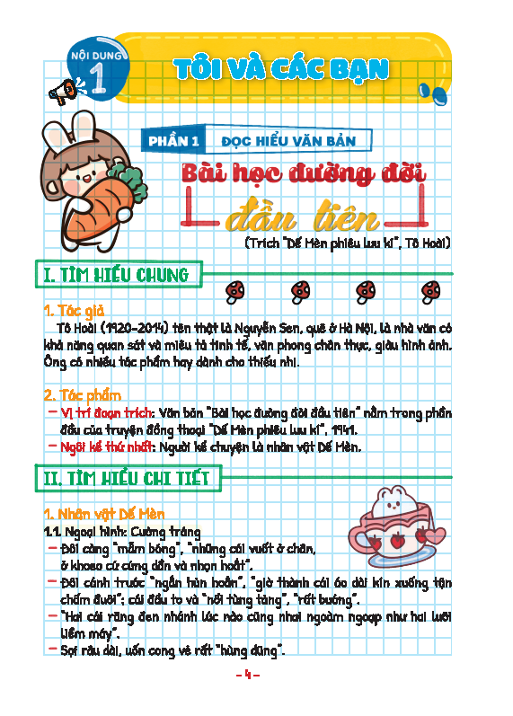 take note! văn 6 - không lò xo (theo chương trình sách giáo khoa mới nhất) - Ảnh 5