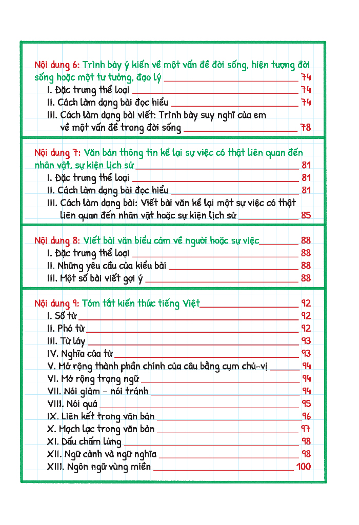 take note! văn 7 (dùng cho cả 3 bộ sgk mới) - Ảnh 4