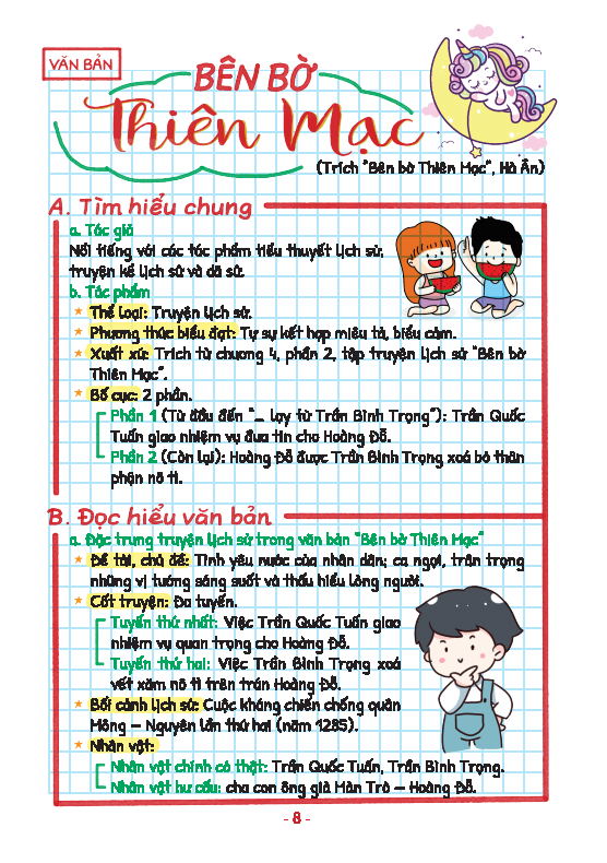 take note văn 8 không lò xo (theo chuẩn kiến thức, kỹ năng, dạng bài yêu cầu với học sinh lớp 8 - dùng cho cả 3 bộ sgk mới) - Ảnh 7