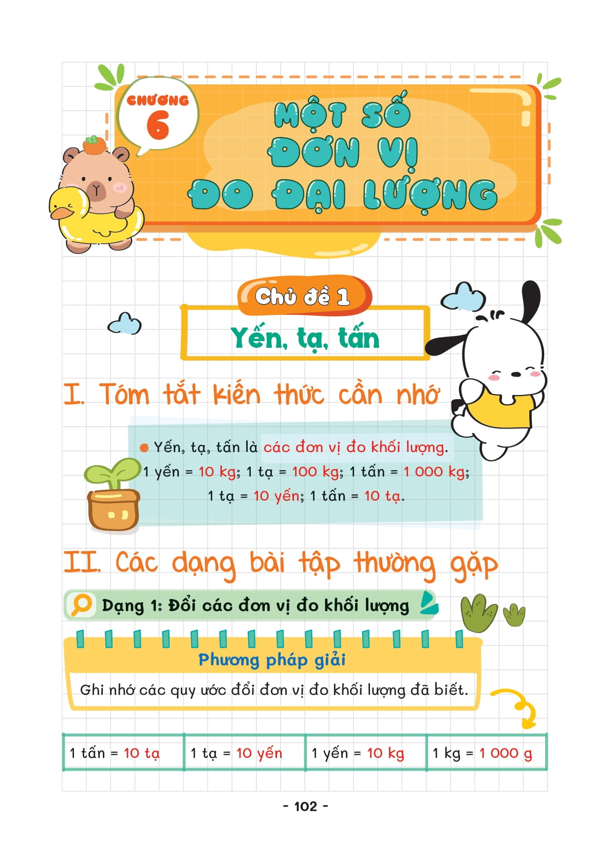 takenote - kiến thức toán và dạng toán 4 - Ảnh 15