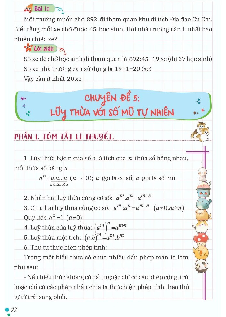 Takenote - Lý Thuyết Và Phân Dạng Toán 6 - Ảnh 5