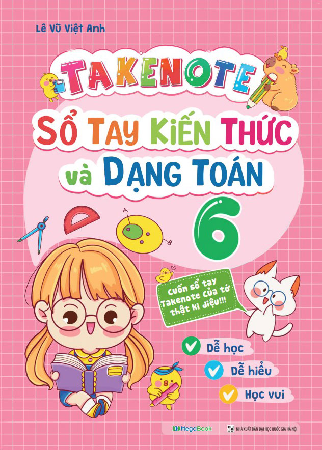 takenote - sổ tay kiến thức và dạng toán 6 - Ảnh 2