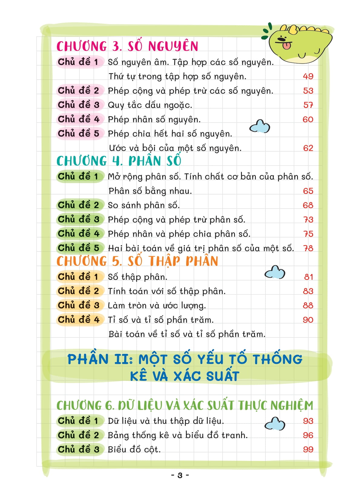 takenote - sổ tay kiến thức và dạng toán 6 - Ảnh 5