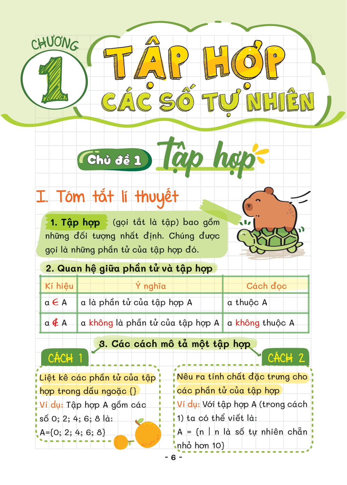 takenote - sổ tay kiến thức và dạng toán 6 - Ảnh 8