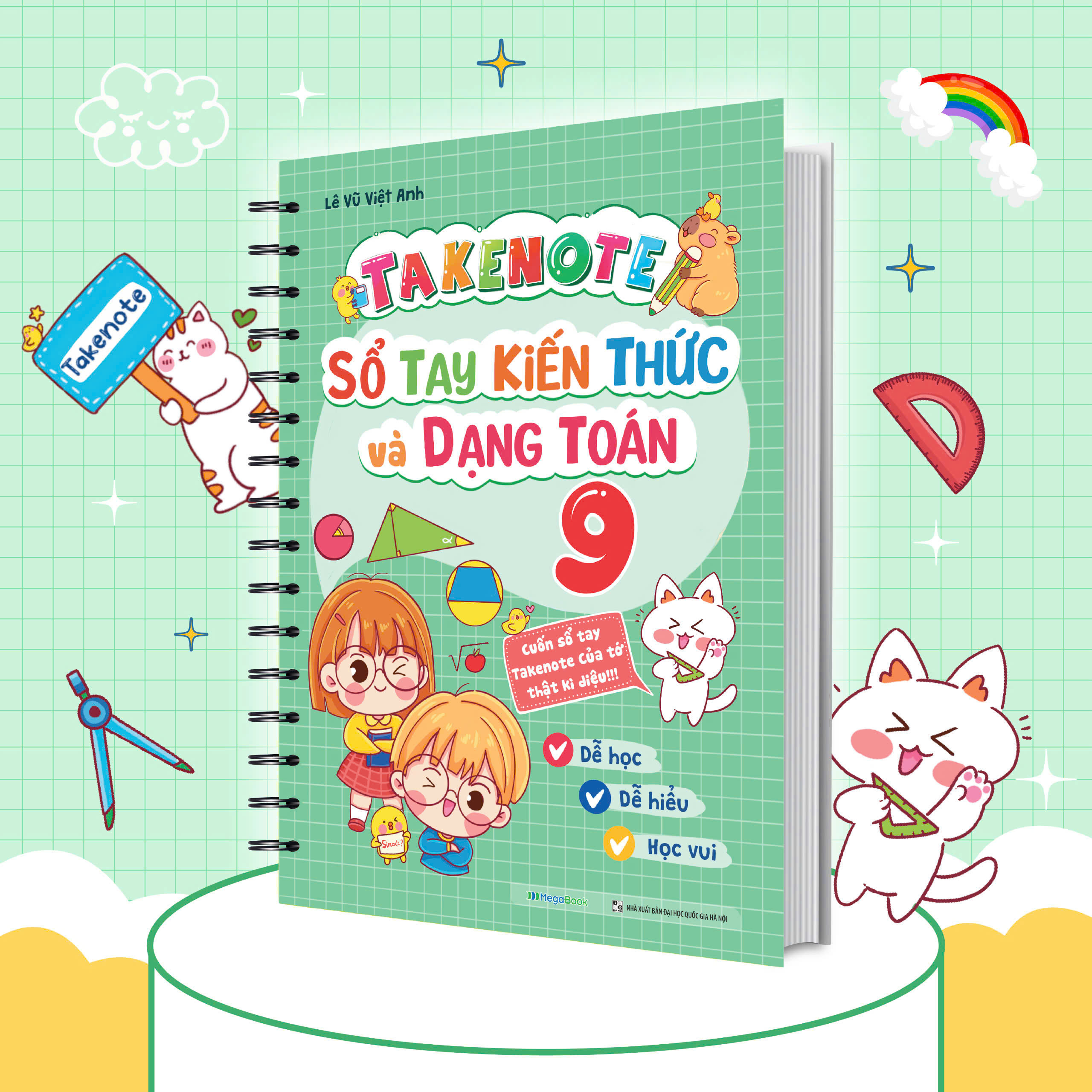 takenote sổ tay kiến thức và dạng toán 9 - Ảnh 2