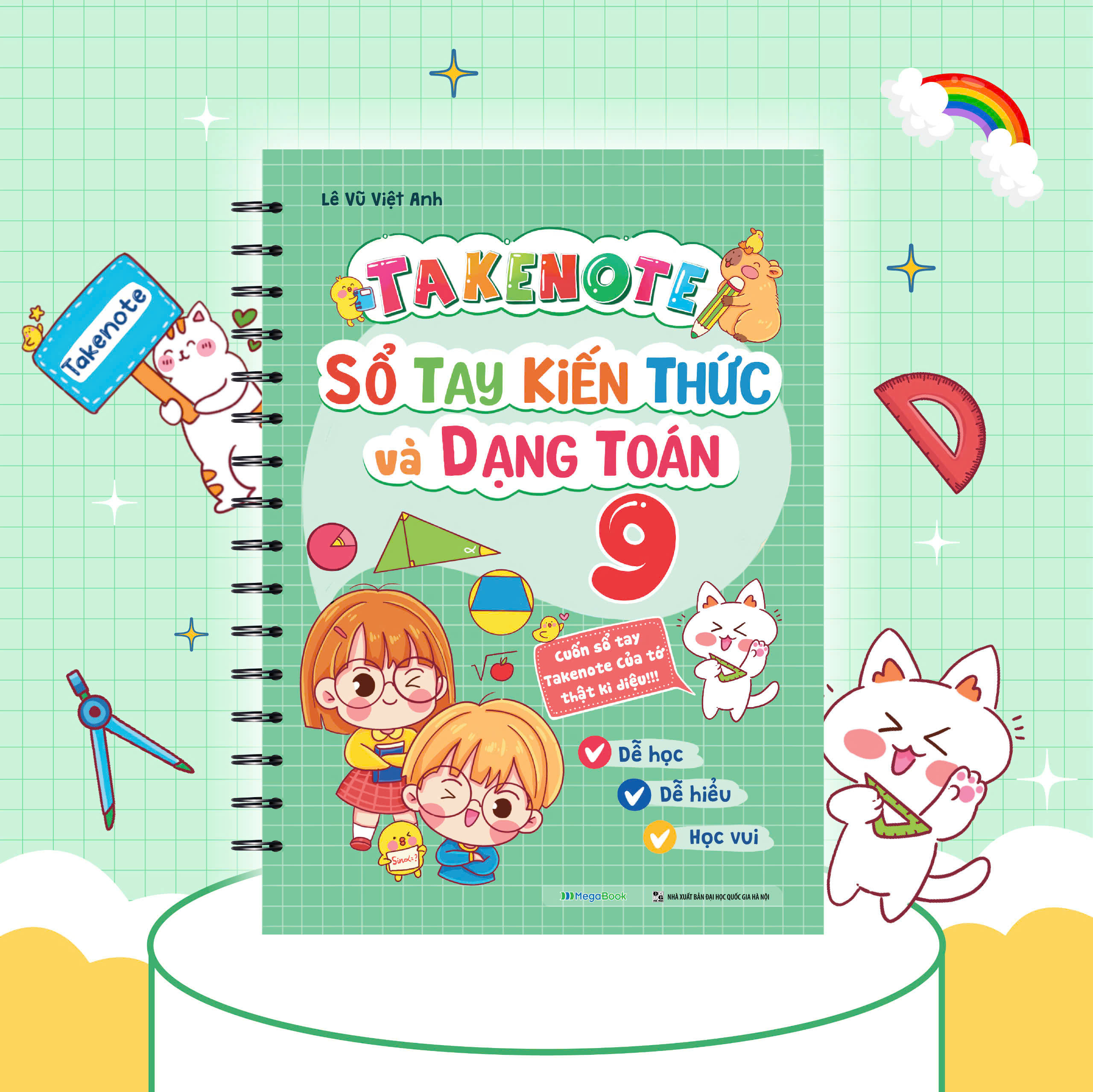 takenote sổ tay kiến thức và dạng toán 9 - Ảnh 3