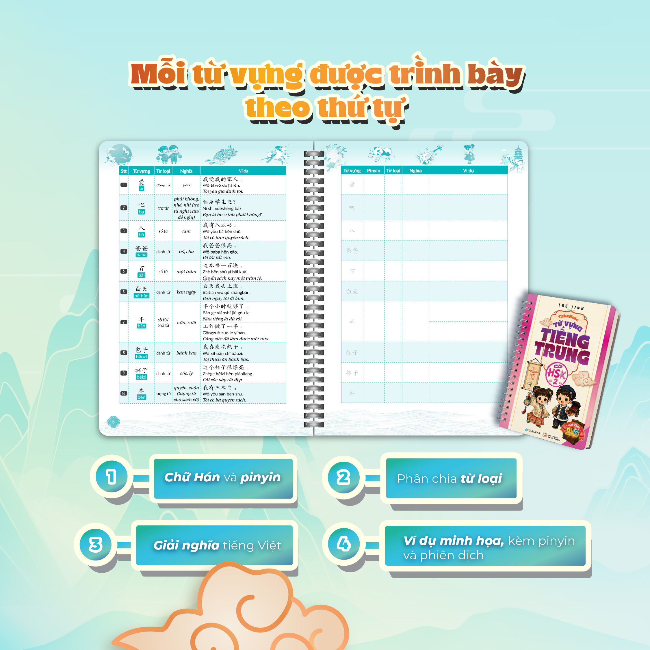 Takenote - Từ Vựng Tiếng Trung - New HSK 2 - Ảnh 5