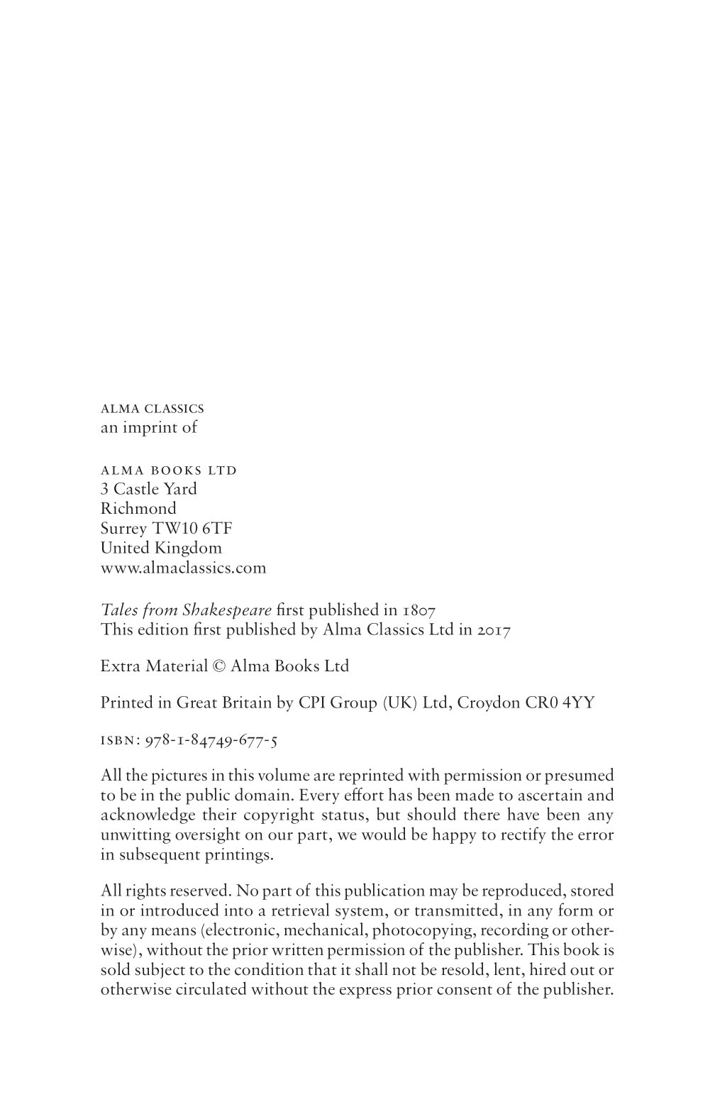 tales from shakespeare (alma junior classics) - Ảnh 3