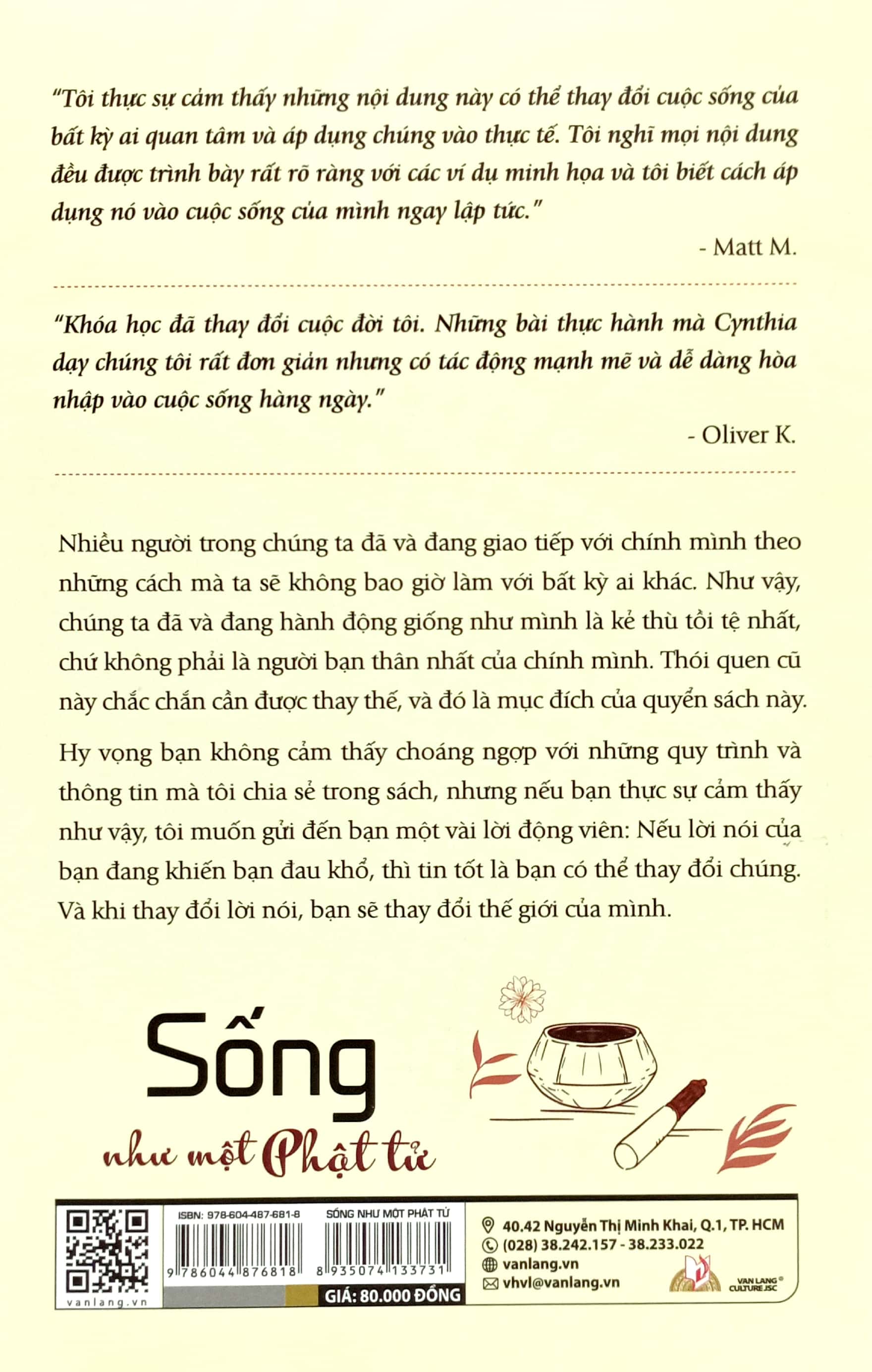 talk to yourself like a buddhist - sống như một phật tử - Ảnh 6