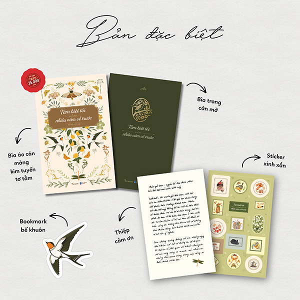 Tạm Biệt Tôi Của Nhiều Năm Về Trước (Tái Bản 2026) - Bản Đặc Biệt - Tặng Kèm Bookmark + Thiệp Thư Cảm Ơn + Sticker