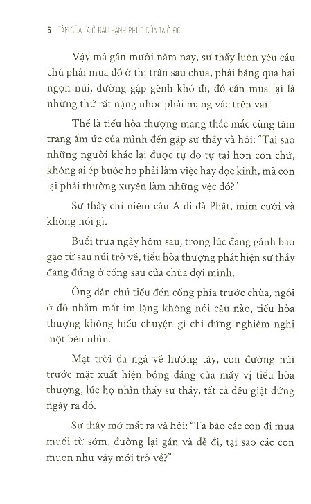 tâm của ta ở đâu hạnh phúc của ta ở đó (tái bản 2023) - Ảnh 3