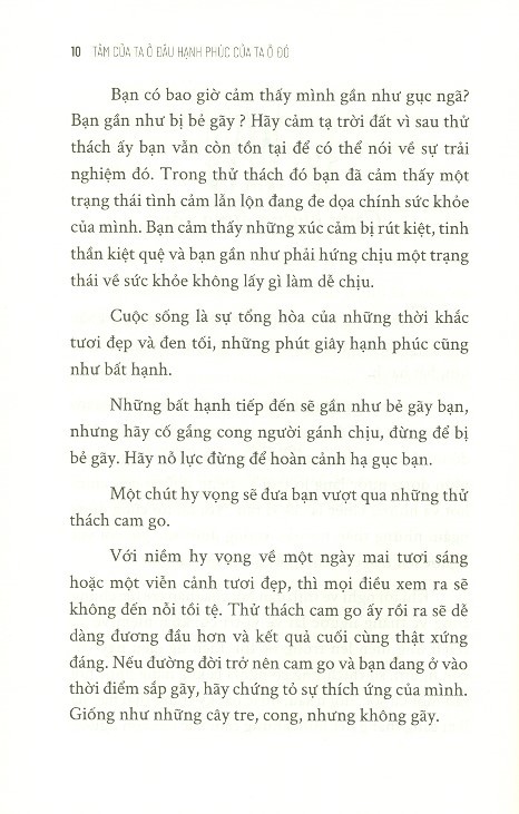 tâm của ta ở đâu hạnh phúc của ta ở đó (tái bản 2023) - Ảnh 7